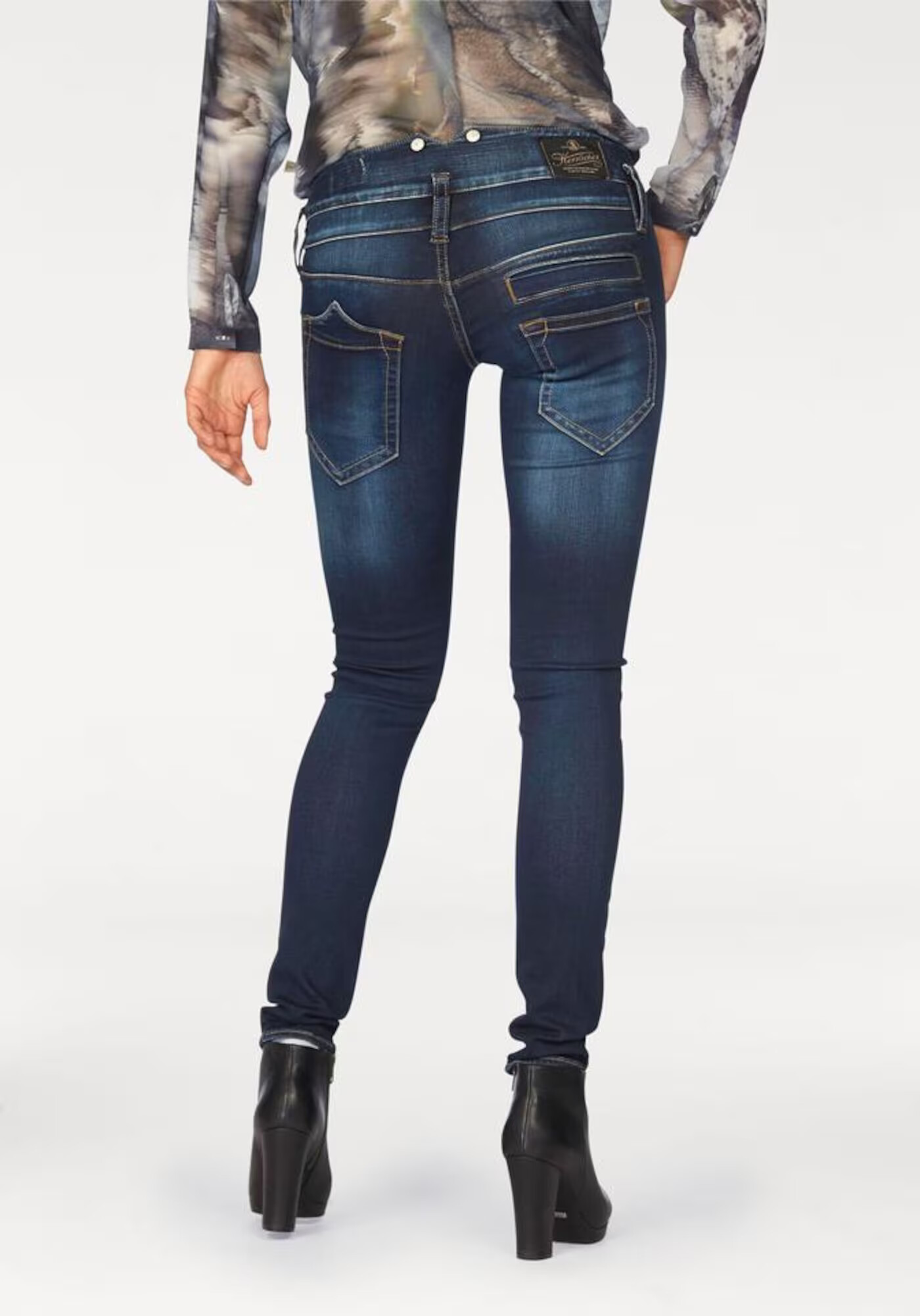 Herrlicher Jeans albastru denim - Pled.ro