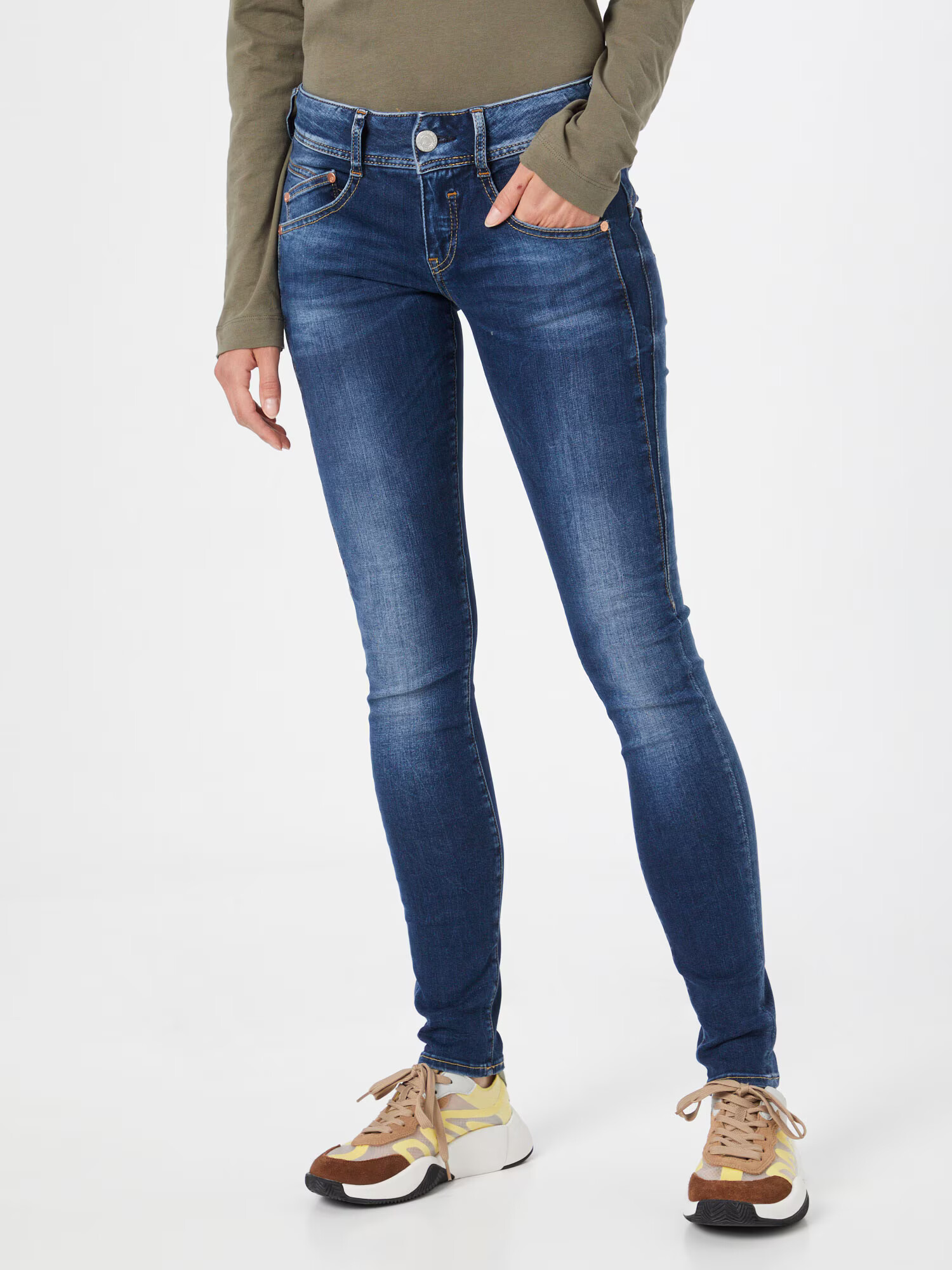 Herrlicher Jeans 'Gila' albastru denim - Pled.ro