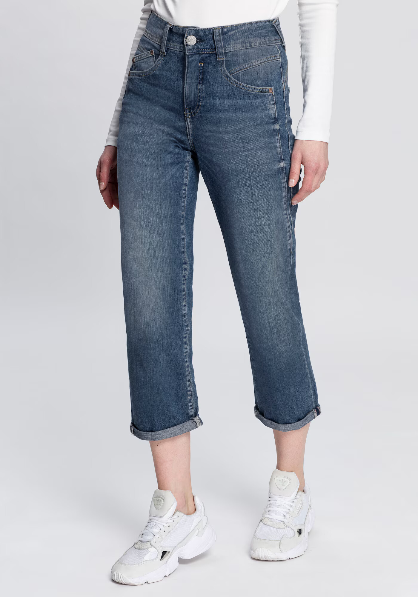 Herrlicher Jeans 'Gila' albastru denim - Pled.ro