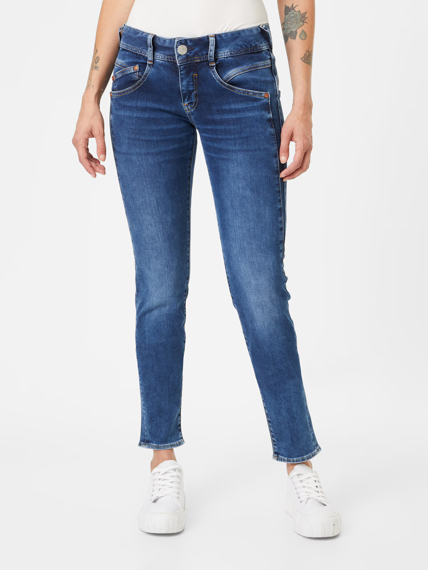 Herrlicher Jeans 'Gila' albastru denim - Pled.ro