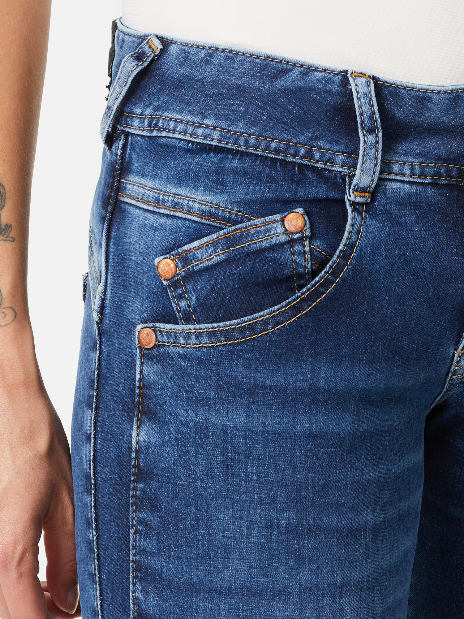 Herrlicher Jeans 'Gila' albastru denim - Pled.ro