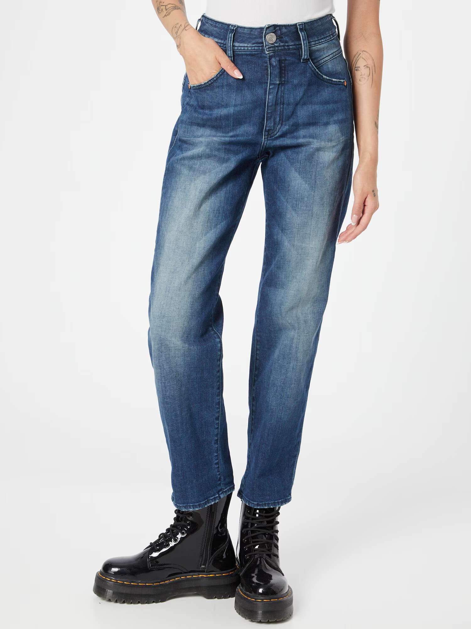 Herrlicher Jeans 'Gila' albastru denim - Pled.ro