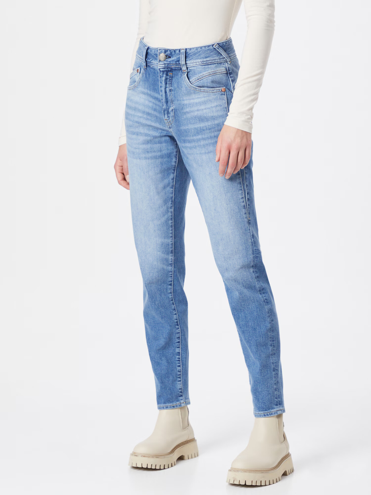 Herrlicher Jeans 'Gila' albastru denim - Pled.ro