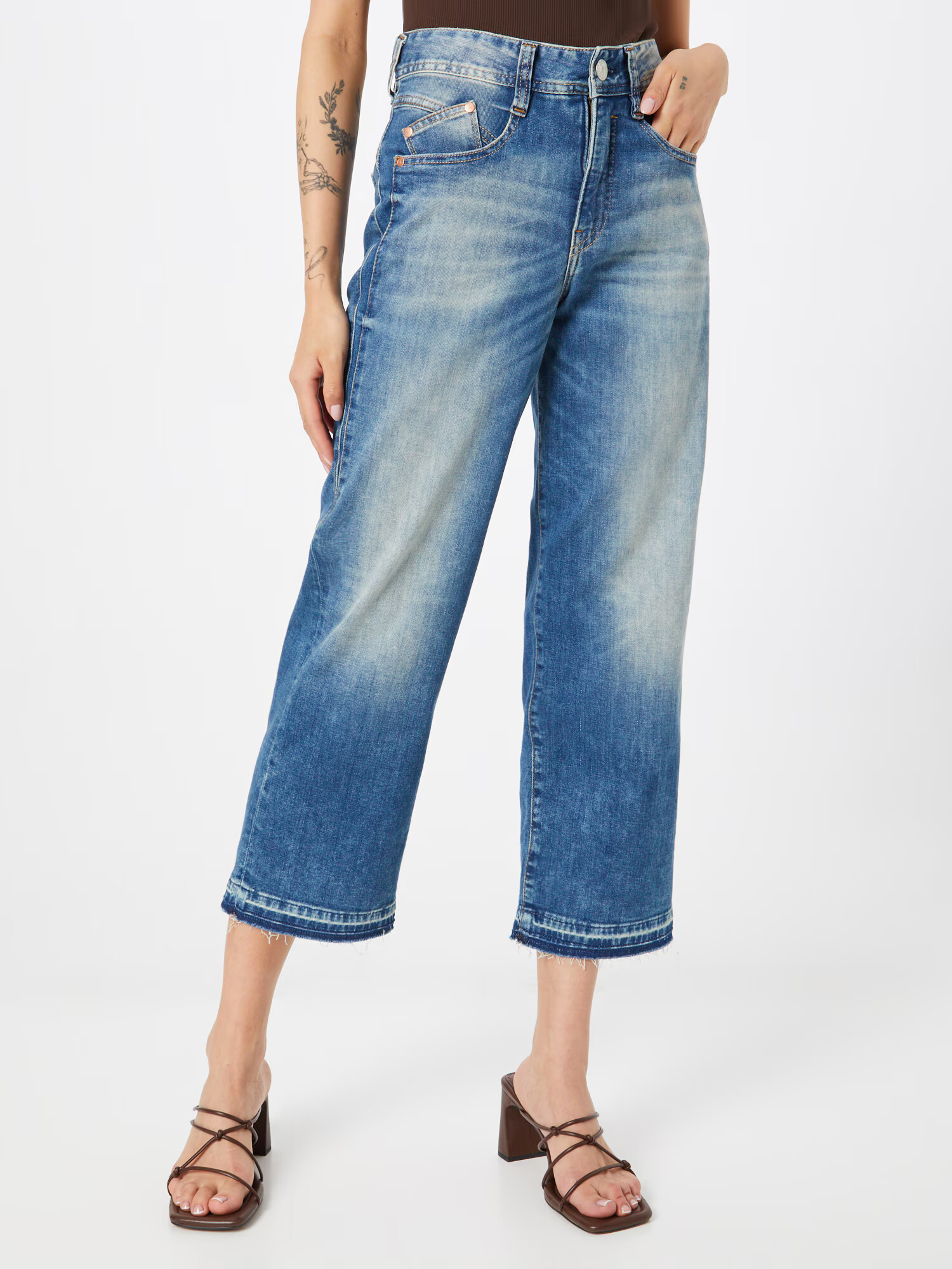 Herrlicher Jeans 'Gila' albastru denim - Pled.ro