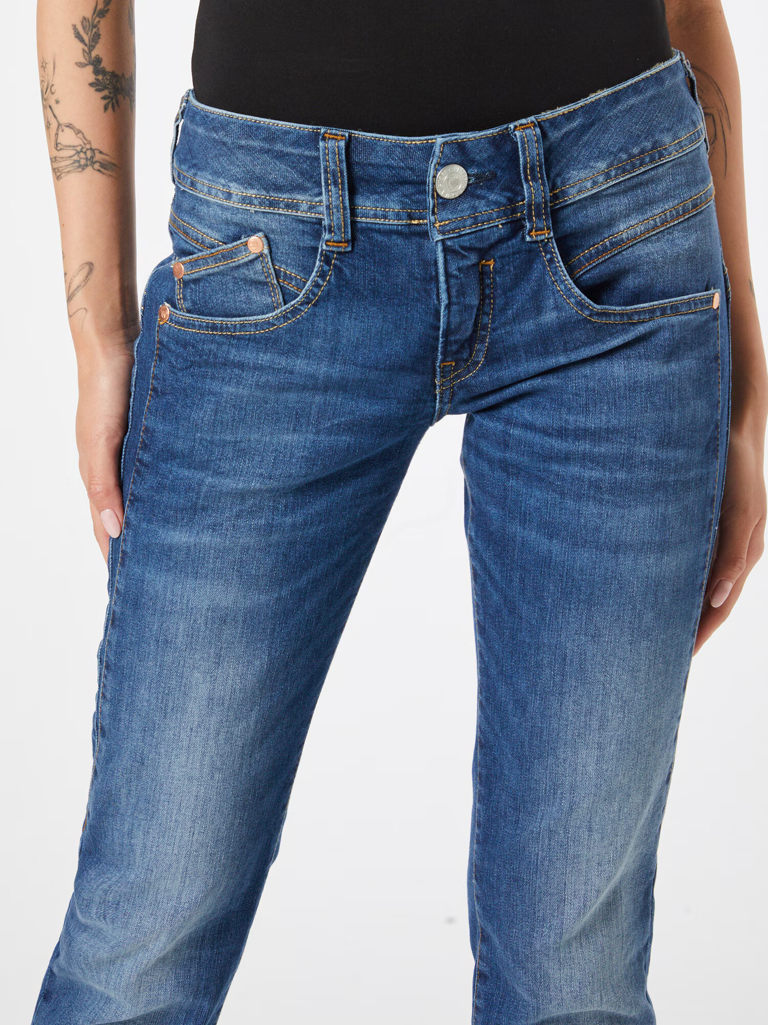 Herrlicher Jeans 'Gila' albastru denim - Pled.ro