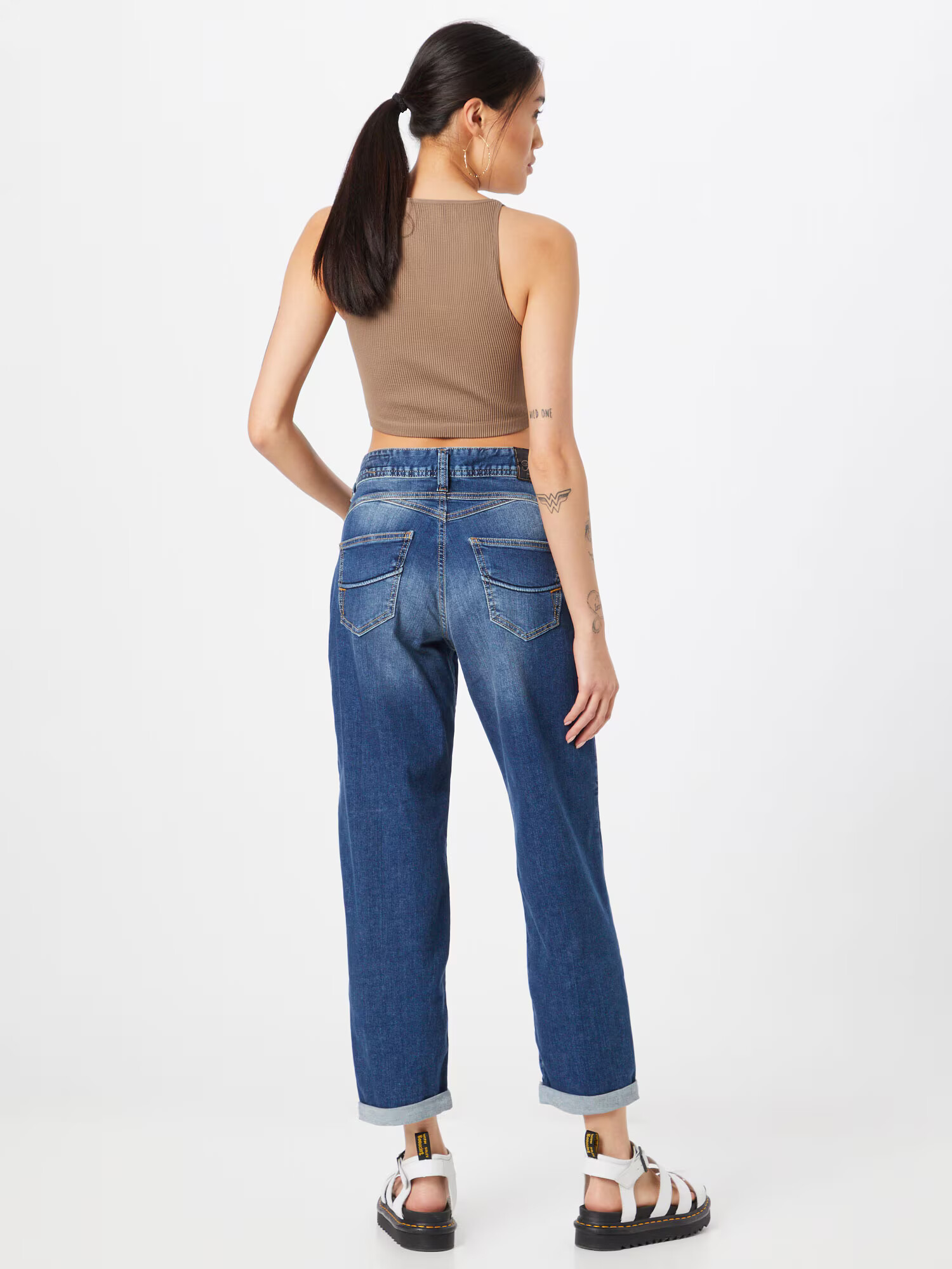 Herrlicher Jeans 'Gila' albastru denim - Pled.ro