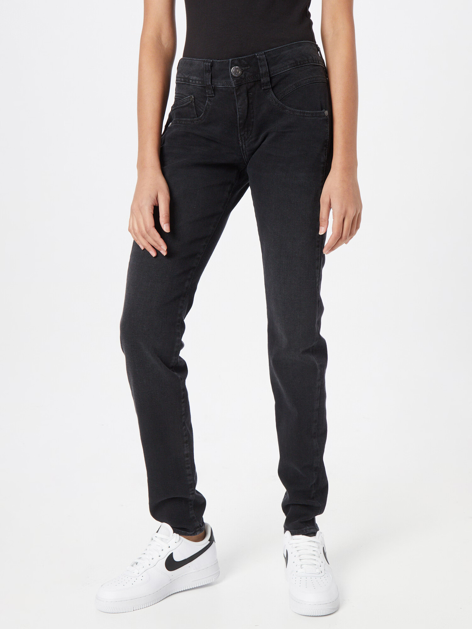 Herrlicher Jeans 'Gila' negru denim - Pled.ro