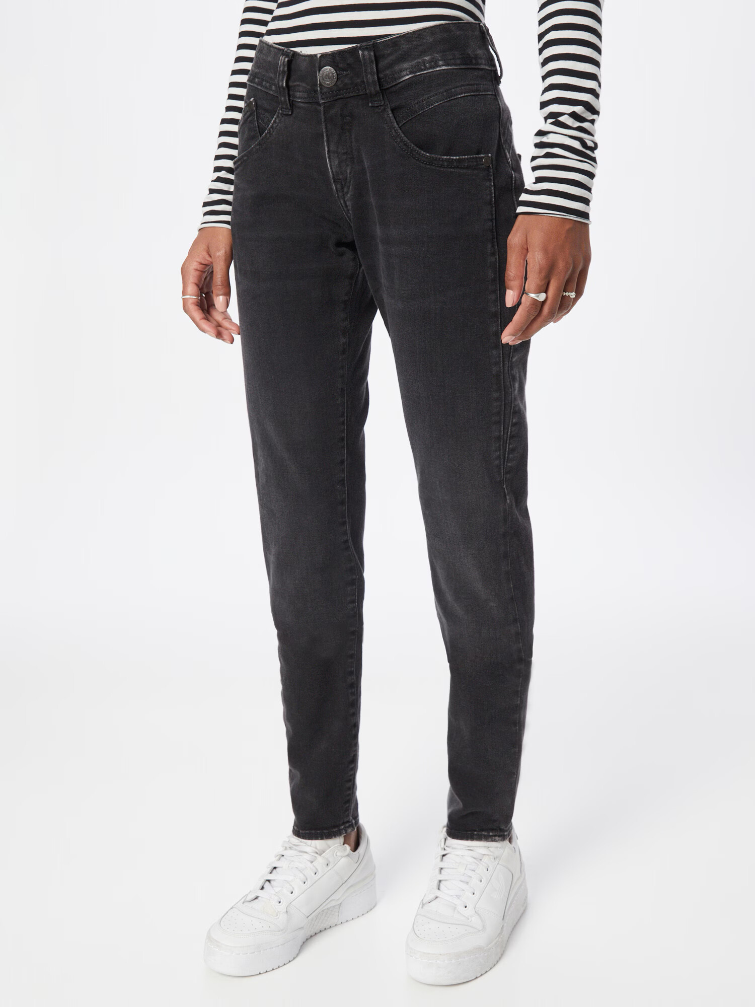 Herrlicher Jeans 'Gila' negru denim - Pled.ro