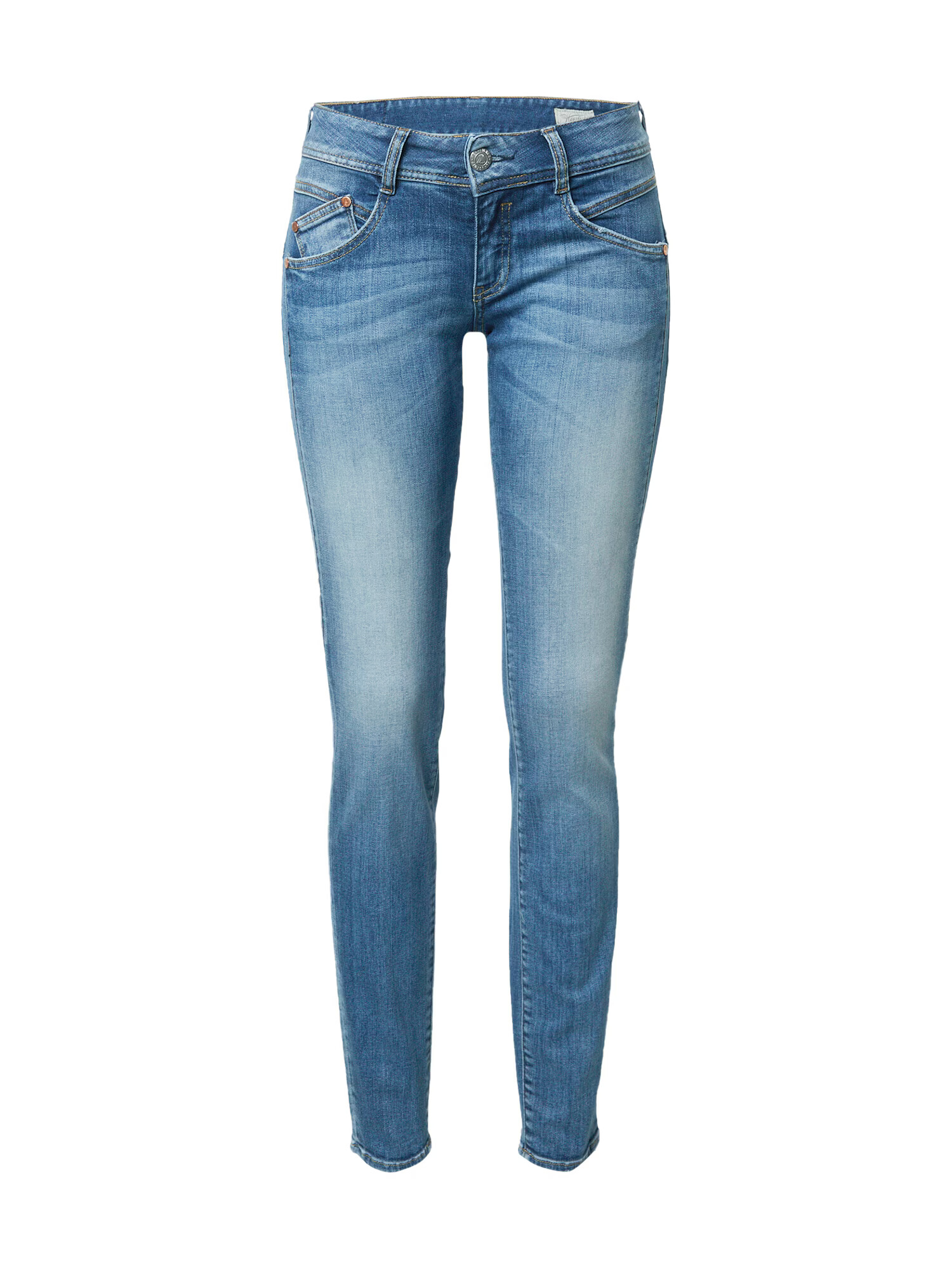 Herrlicher Jeans 'Gila Slim Organic Denim' albastru - Pled.ro