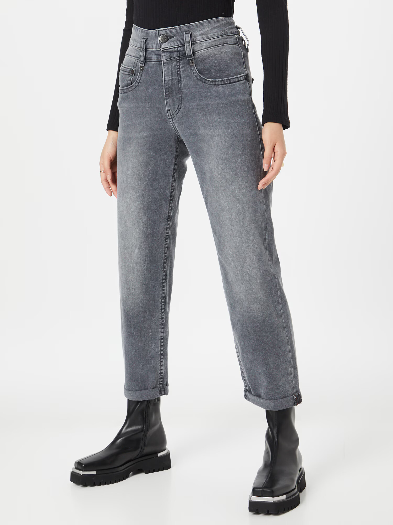 Herrlicher Jeans gri - Pled.ro