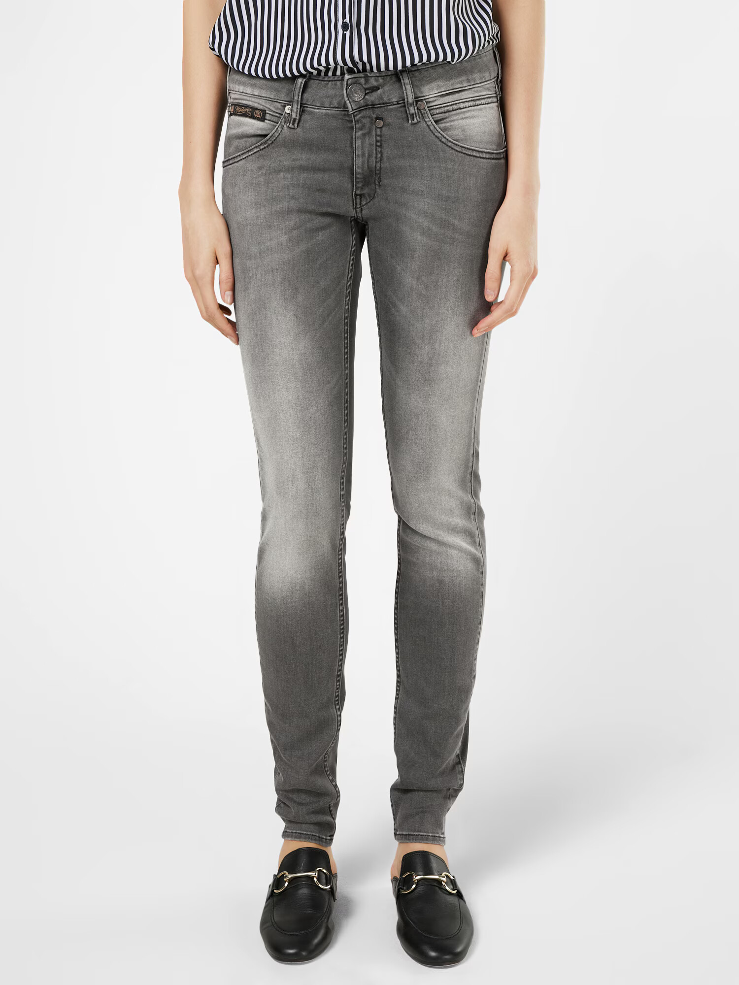 Herrlicher Jeans gri denim - Pled.ro