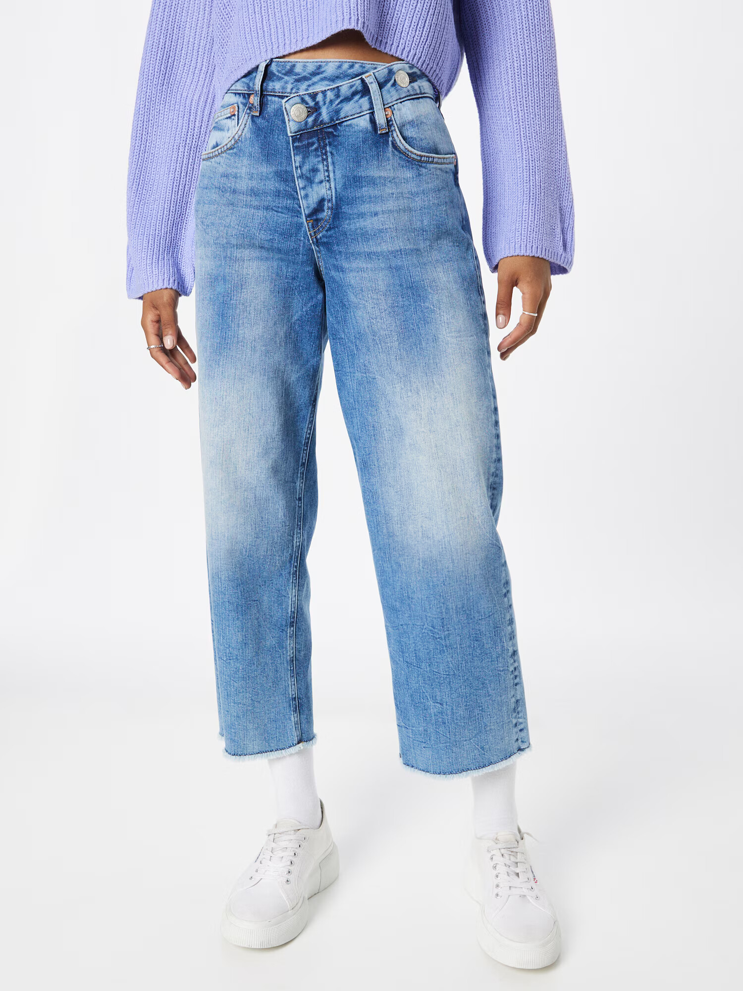 Herrlicher Jeans 'Mäze Sailor' albastru denim - Pled.ro