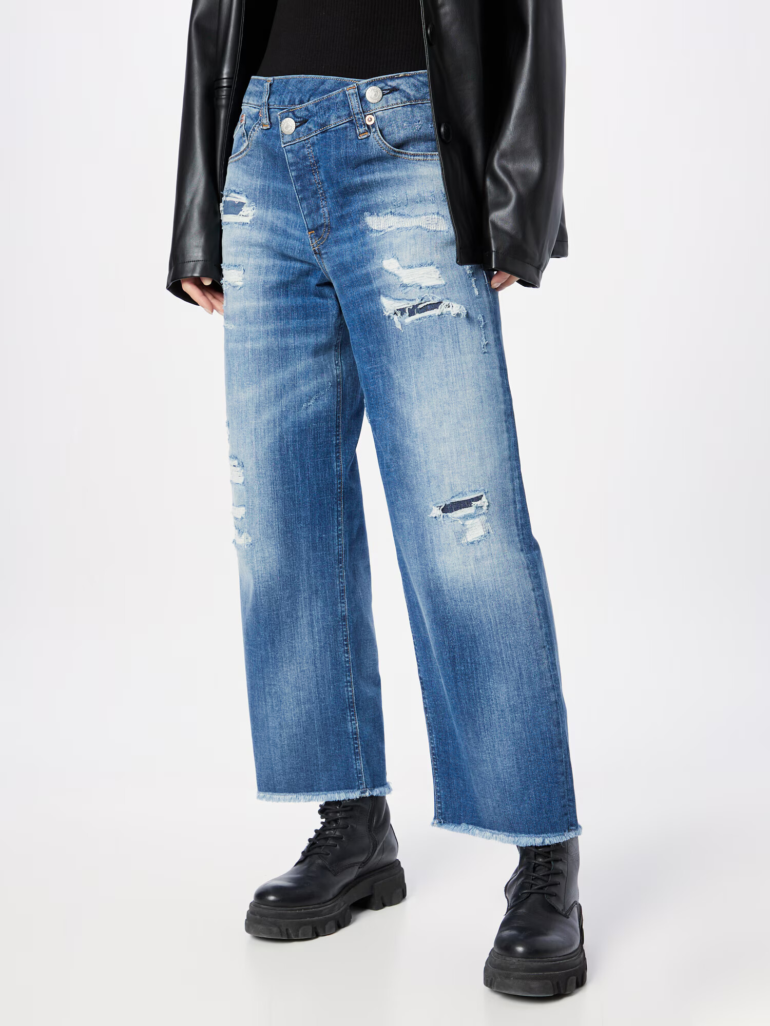 Herrlicher Jeans 'Mäze Sailor' albastru denim - Pled.ro