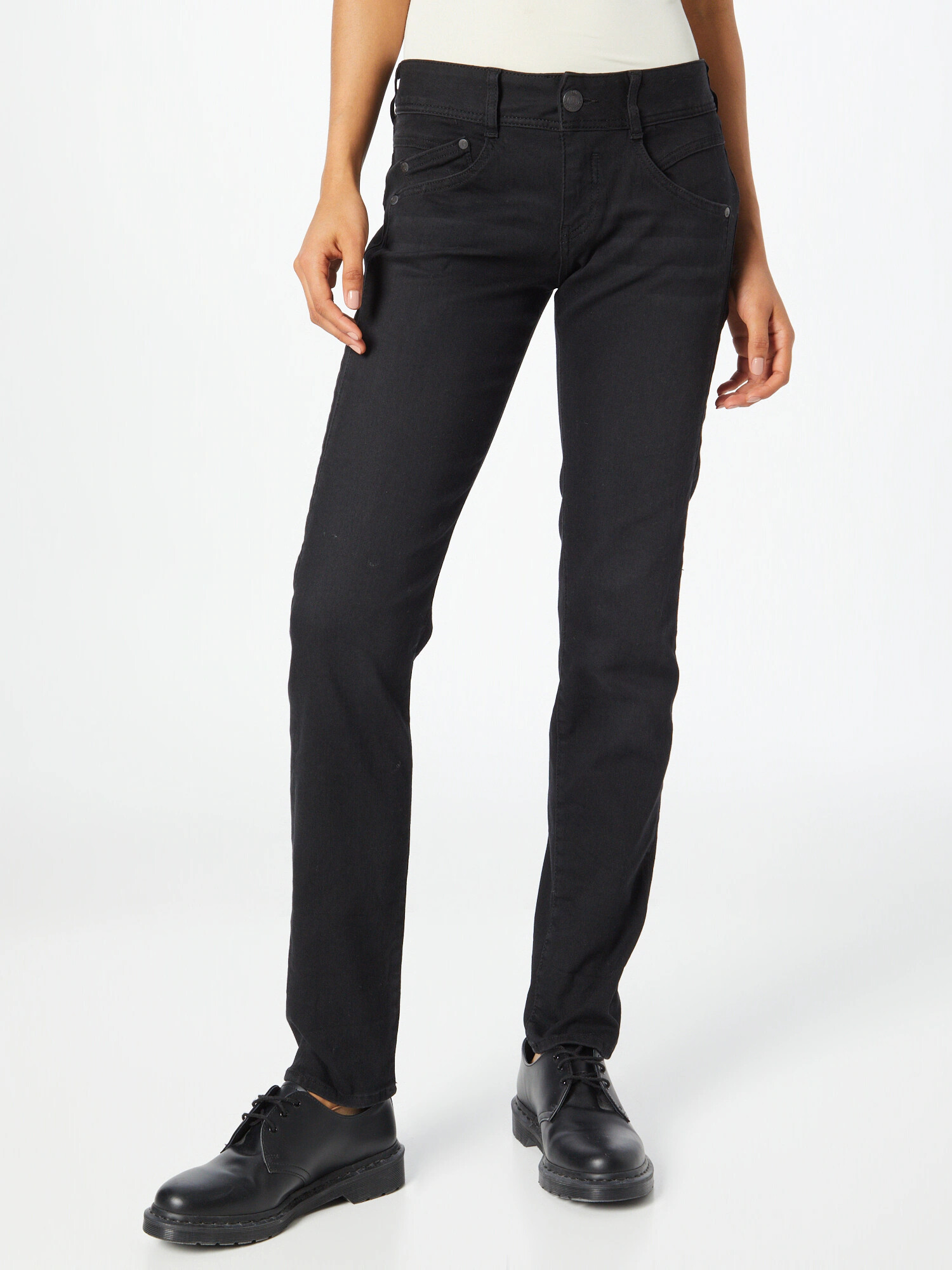 Herrlicher Jeans negru - Pled.ro