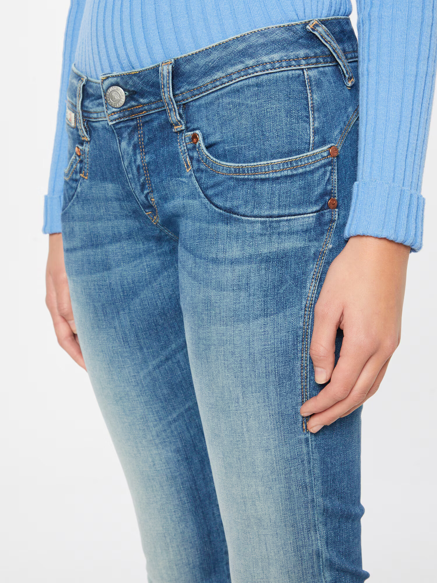 Herrlicher Jeans 'Piper' albastru denim - Pled.ro