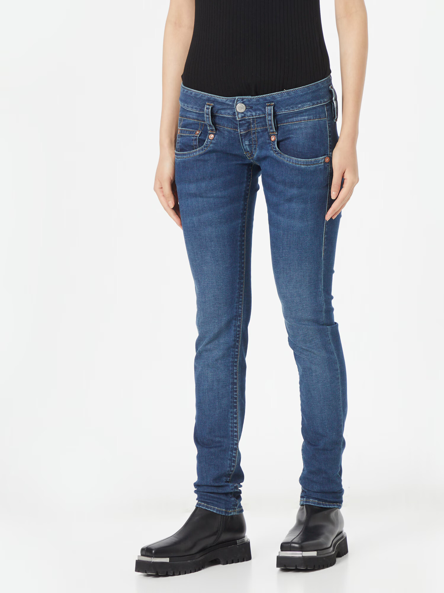 Herrlicher Jeans 'Pitch' albastru denim - Pled.ro