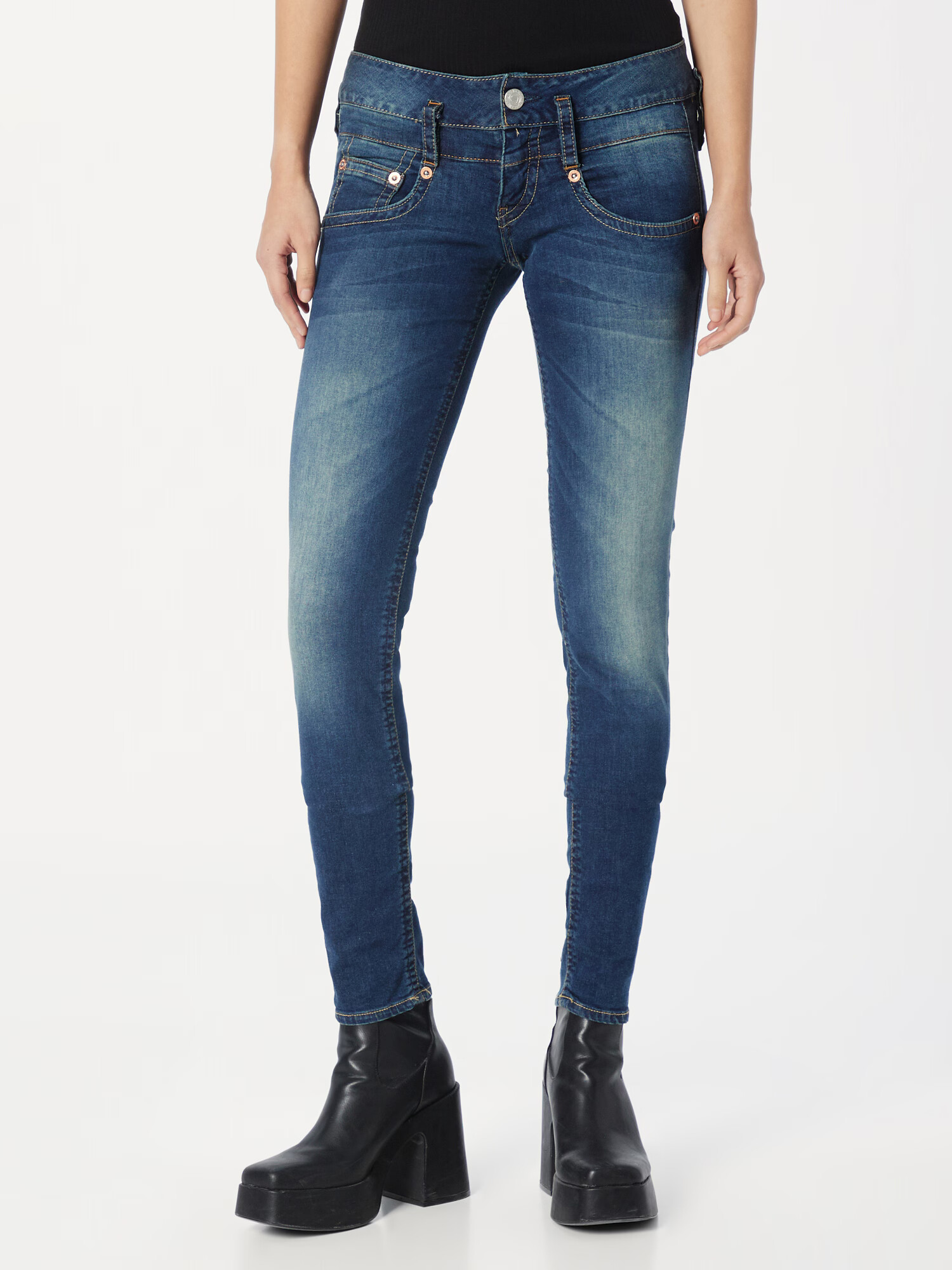 Herrlicher Jeans 'Pitch' albastru denim - Pled.ro