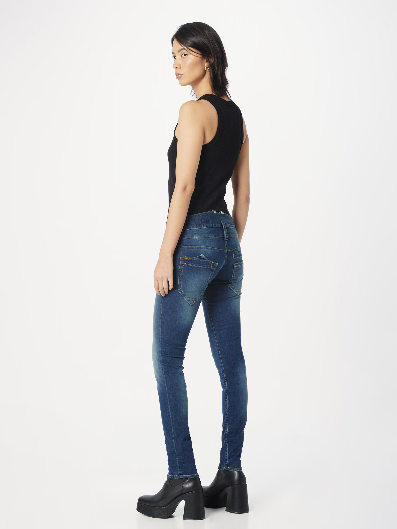 Herrlicher Jeans 'Pitch' albastru denim - Pled.ro