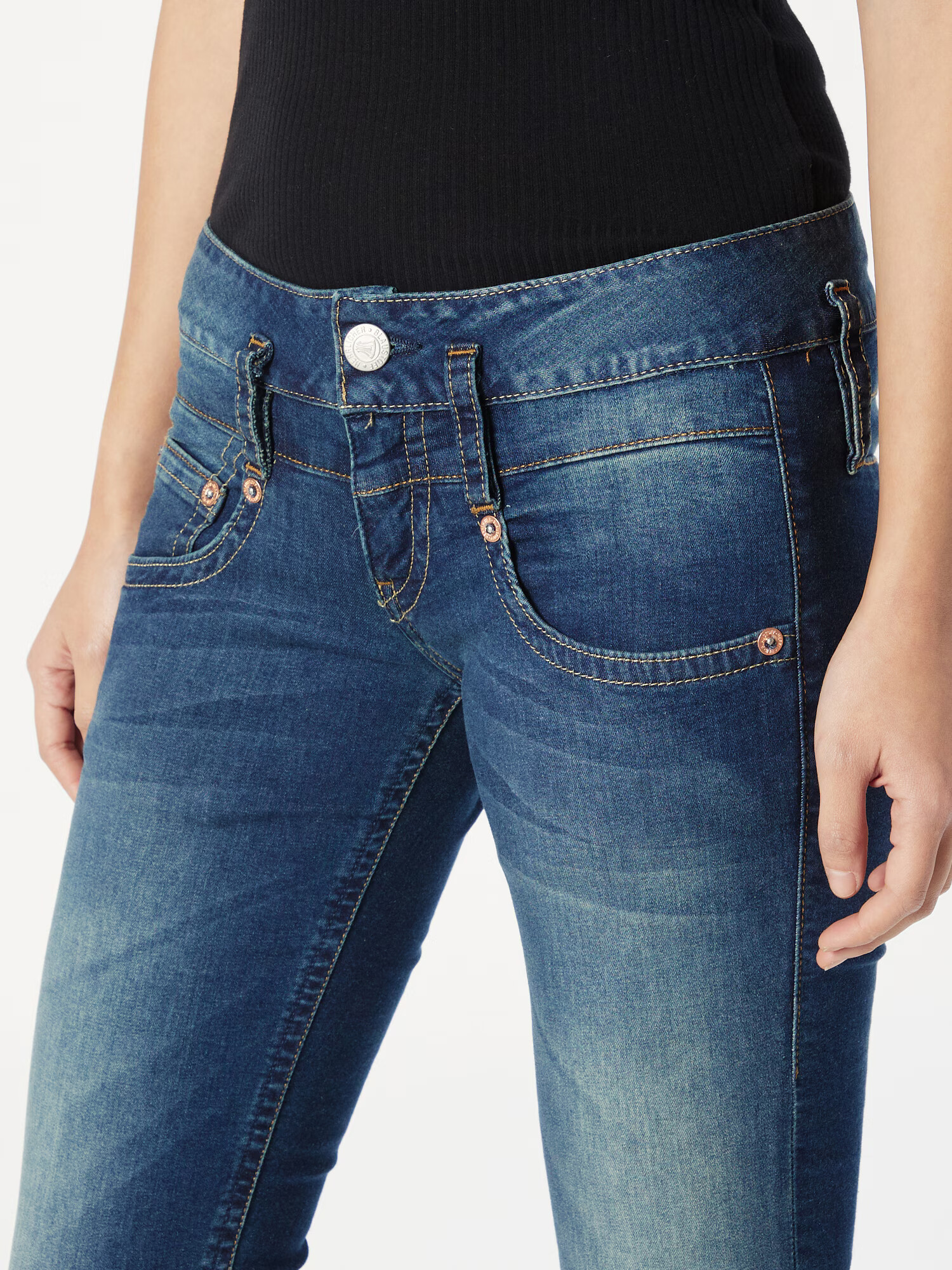 Herrlicher Jeans 'Pitch' albastru denim - Pled.ro