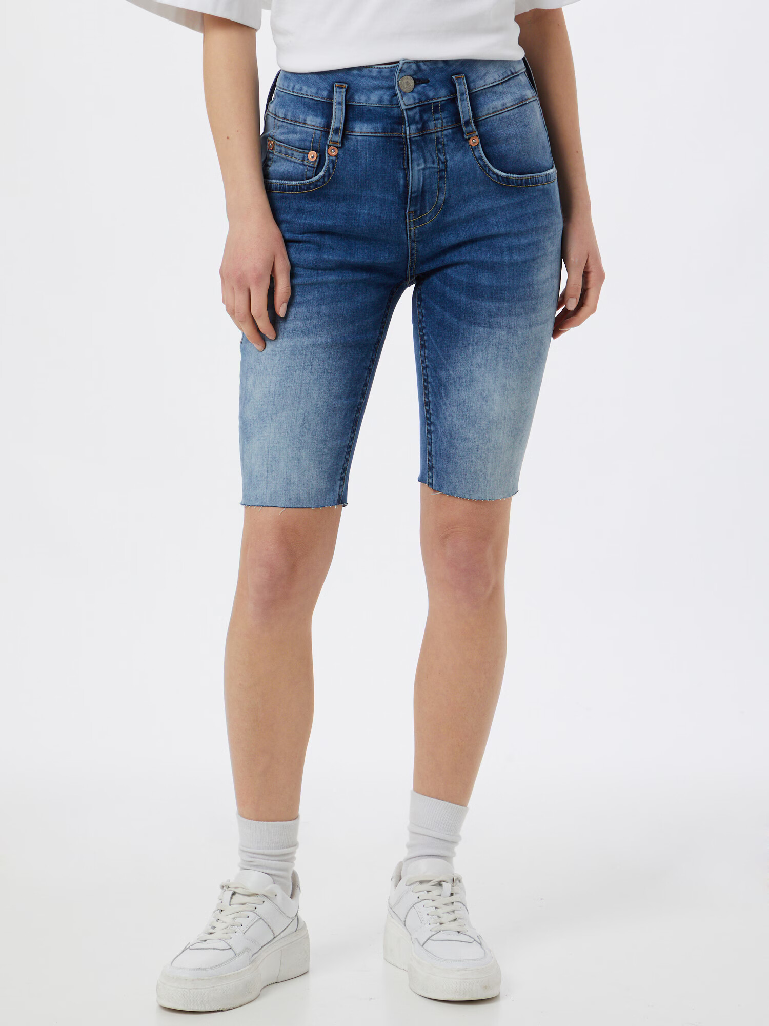 Herrlicher Jeans 'Pitch HI' albastru - Pled.ro