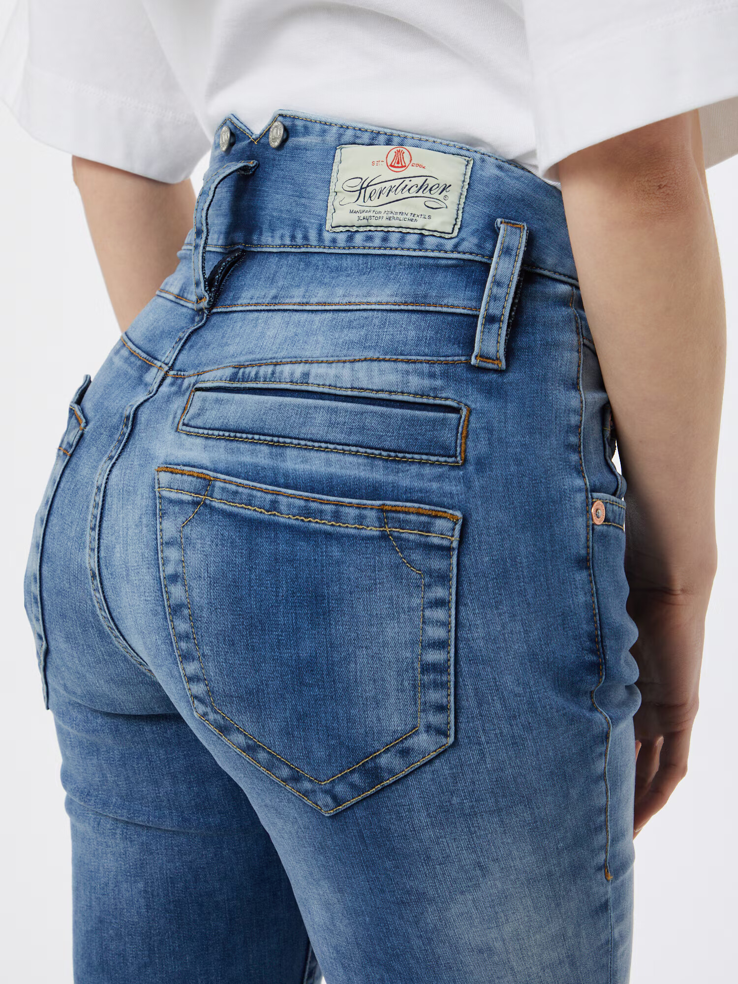 Herrlicher Jeans 'Pitch HI' albastru - Pled.ro