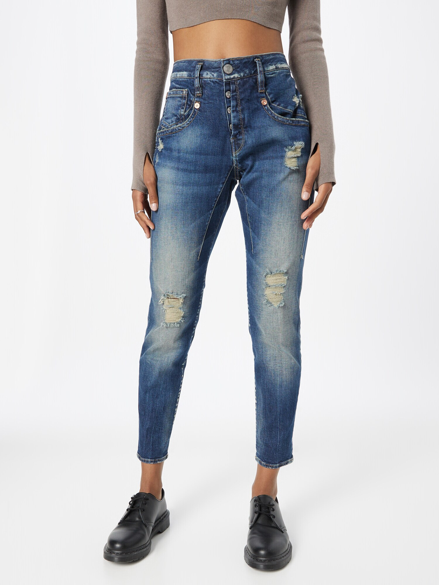 Herrlicher Jeans 'Shyra' albastru denim - Pled.ro