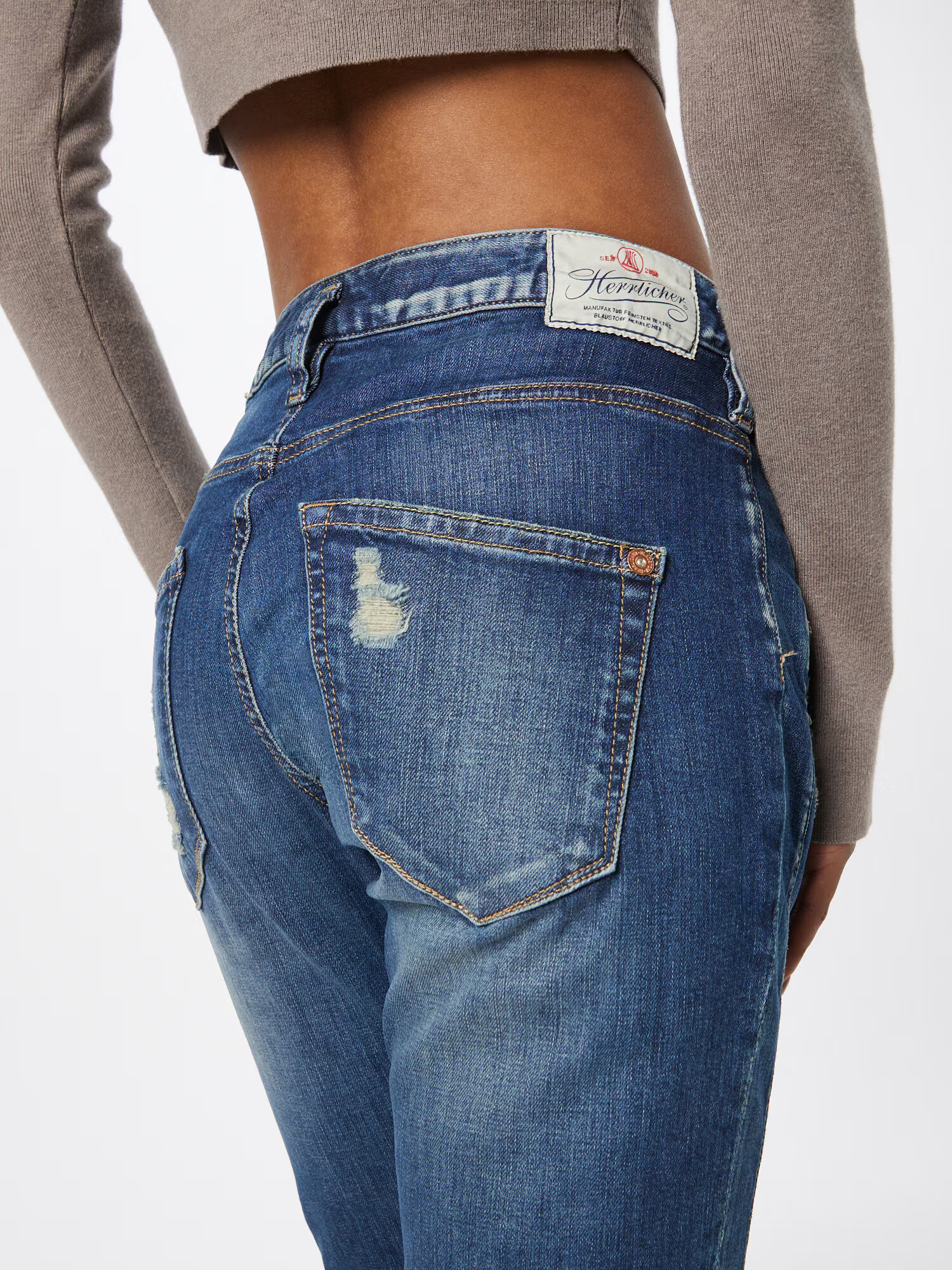 Herrlicher Jeans 'Shyra' albastru denim - Pled.ro