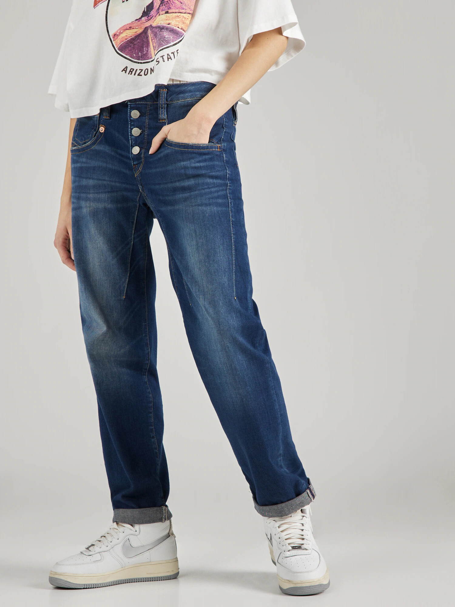 Herrlicher Jeans 'Shyra' albastru denim - Pled.ro