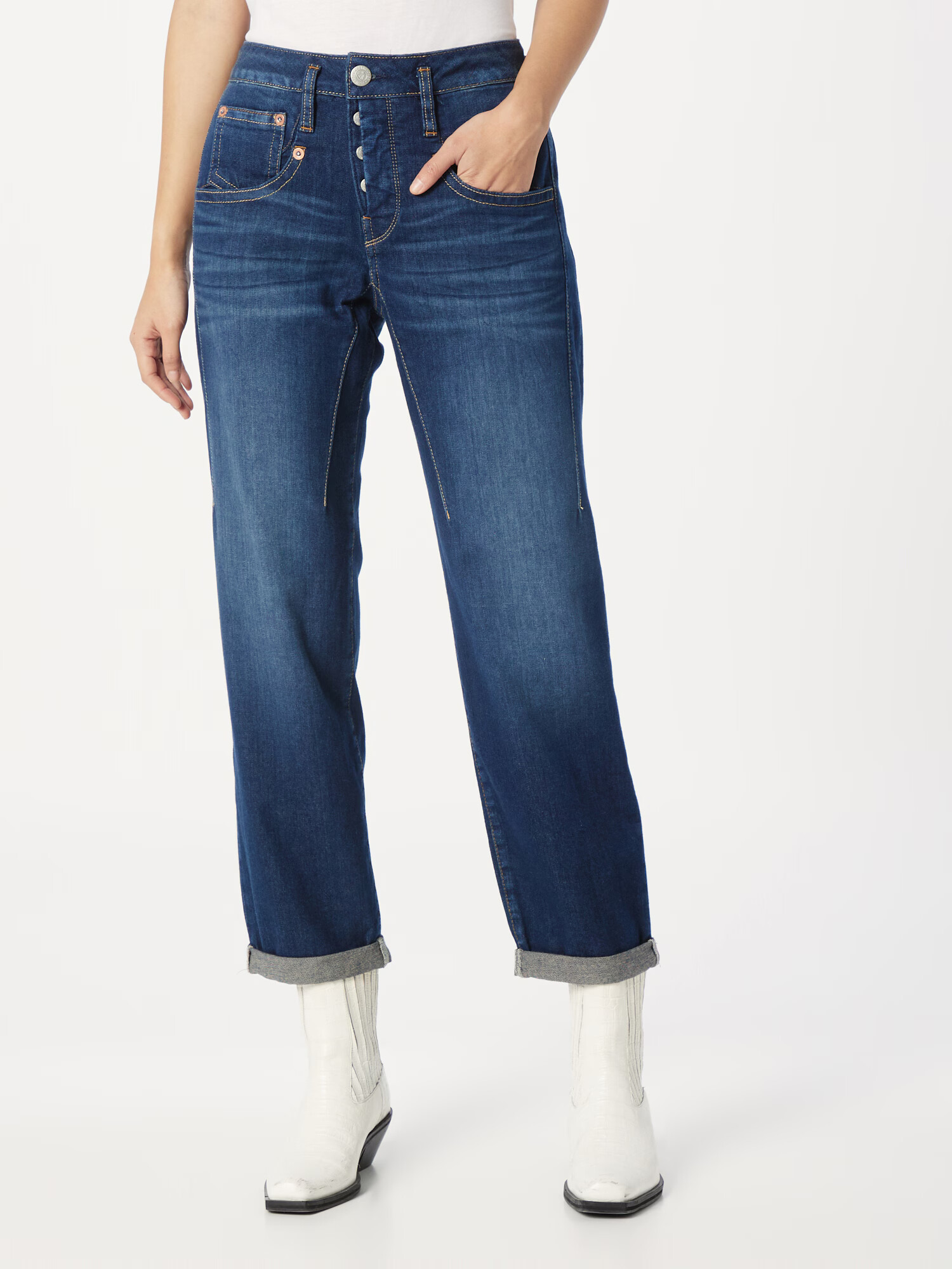 Herrlicher Jeans 'Shyra' albastru denim - Pled.ro