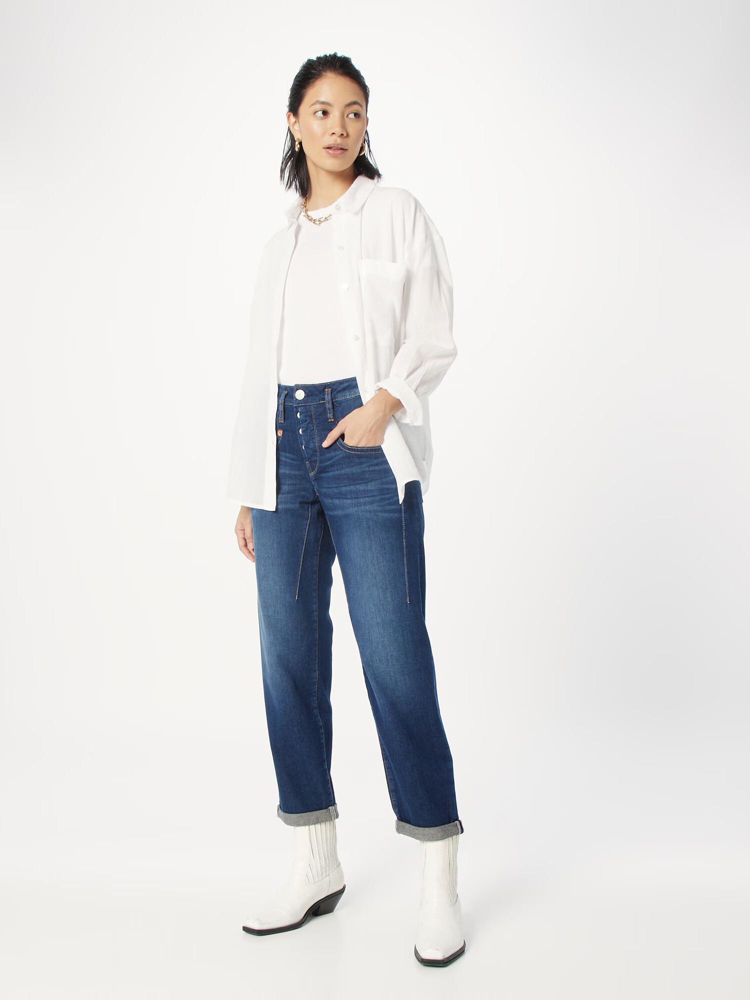 Herrlicher Jeans 'Shyra' albastru denim - Pled.ro