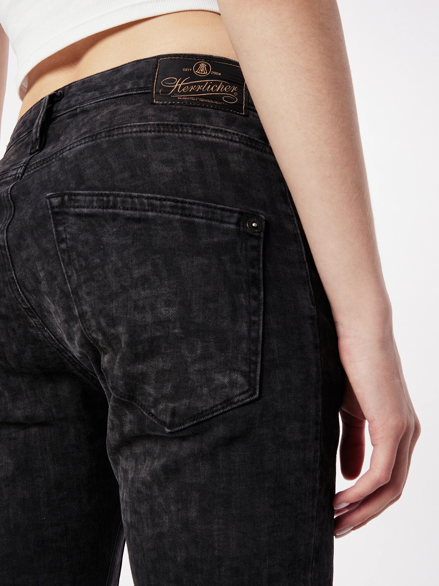 Herrlicher Jeans 'Shyra' negru denim - Pled.ro