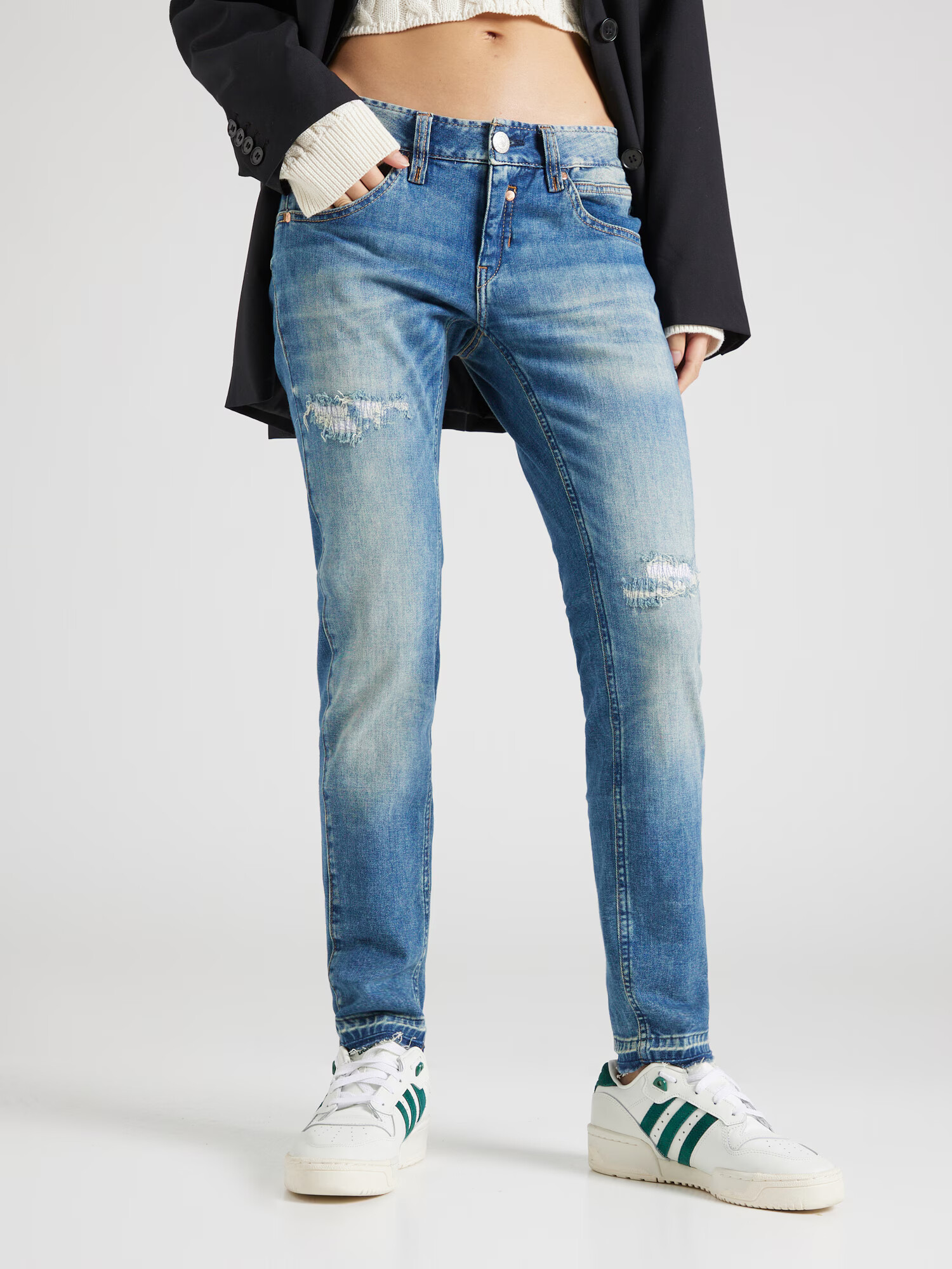 Herrlicher Jeans 'Touch' albastru denim - Pled.ro