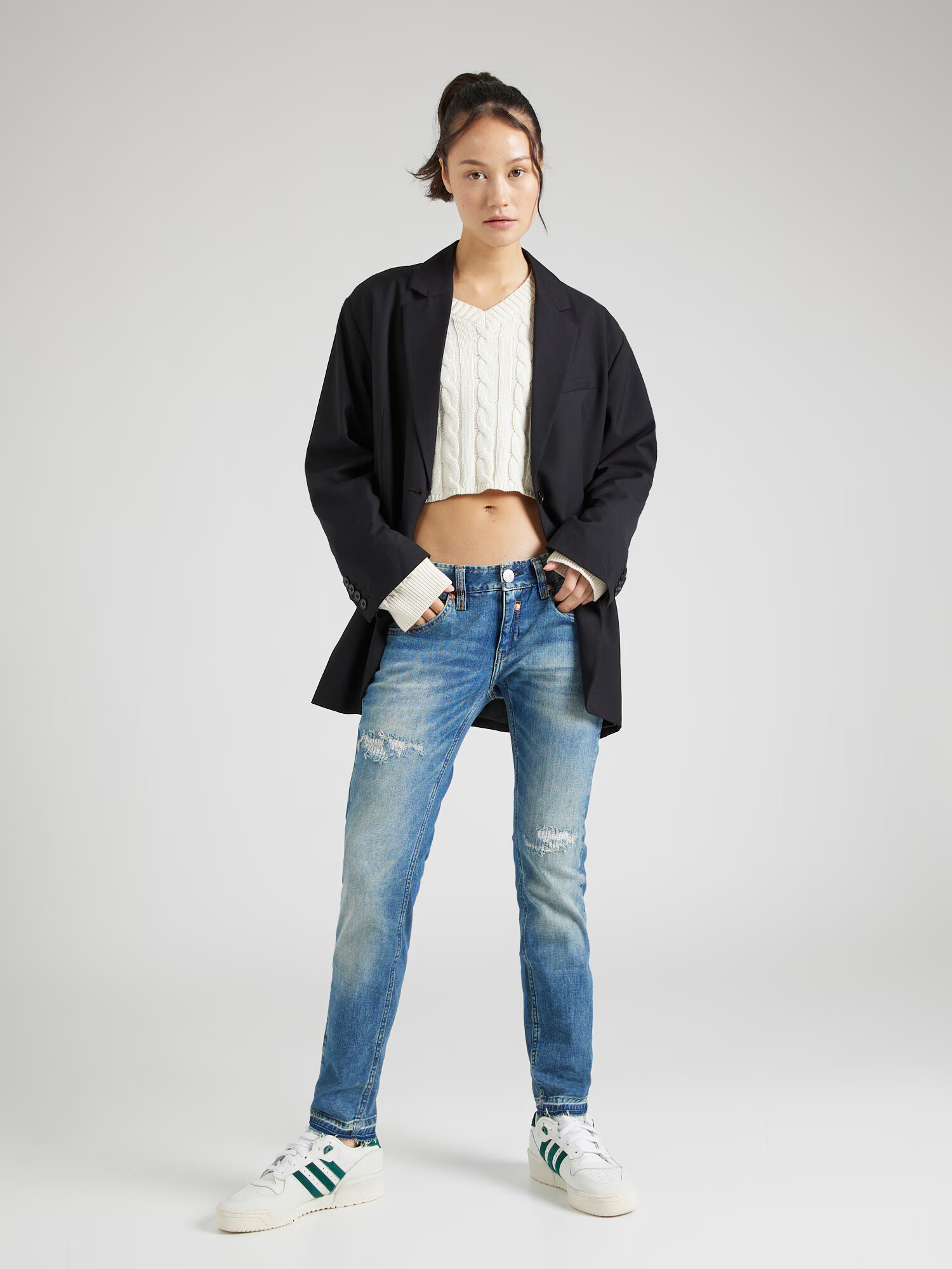 Herrlicher Jeans 'Touch' albastru denim - Pled.ro