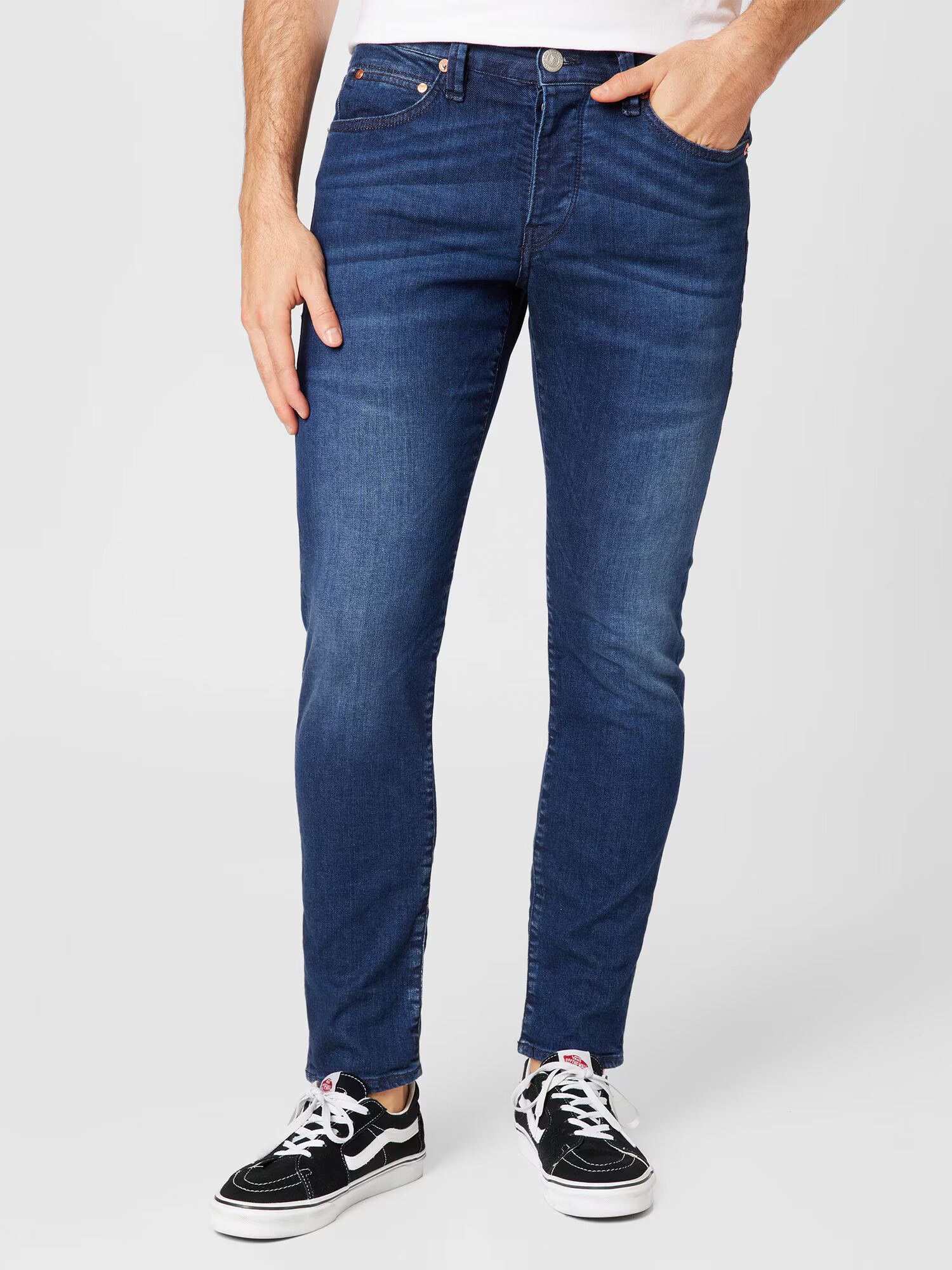 Herrlicher Jeans 'Tyler' albastru / maro deschis - Pled.ro