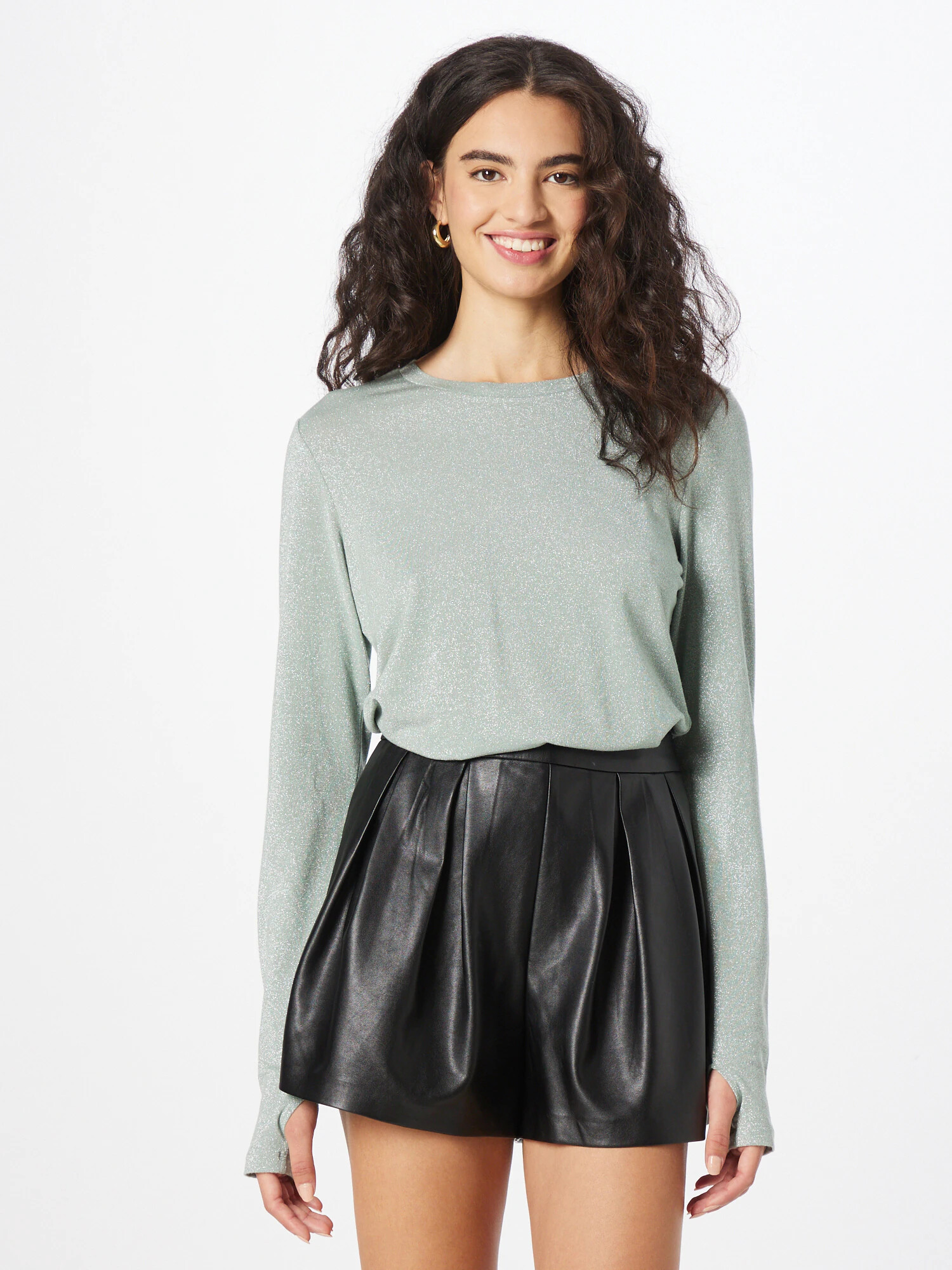 Herrlicher Tricou 'Eloise' verde deschis - Pled.ro