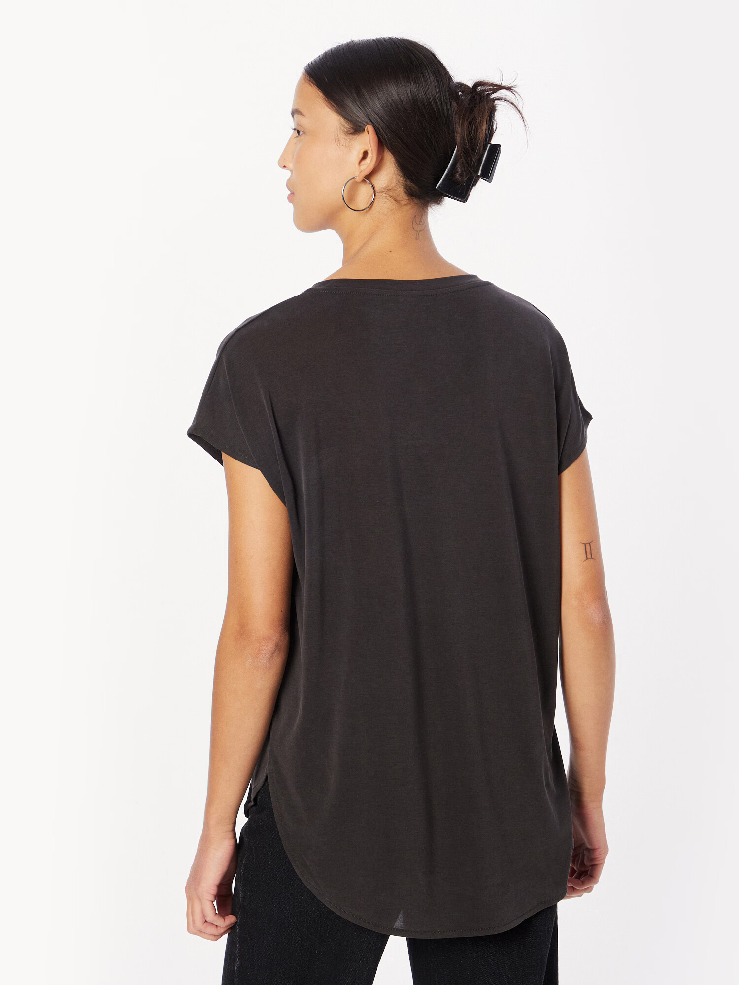 Herrlicher Tricou 'Lilina' negru - Pled.ro