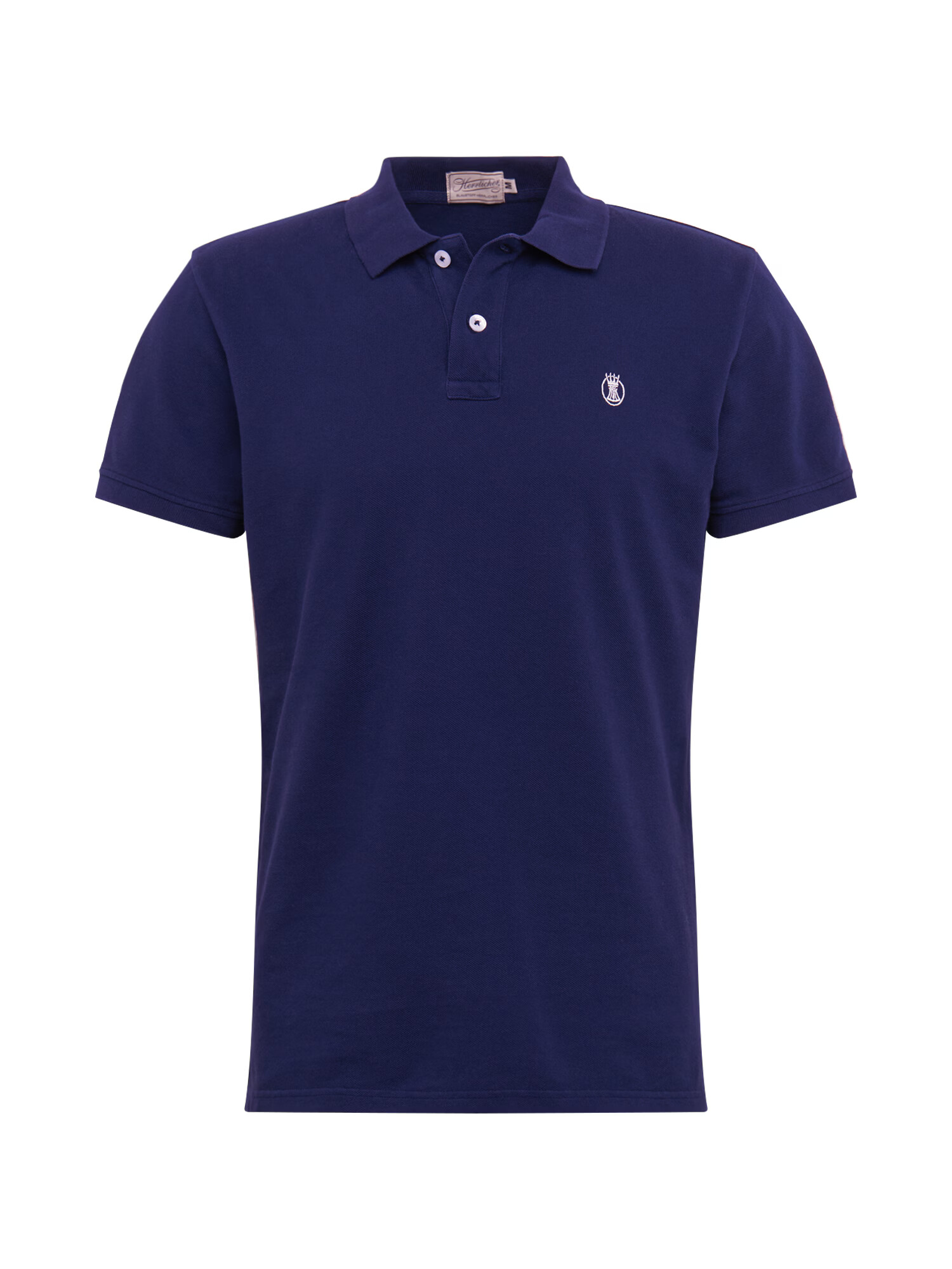 Herrlicher Tricou 'Score Polo Pique' albastru marin - Pled.ro