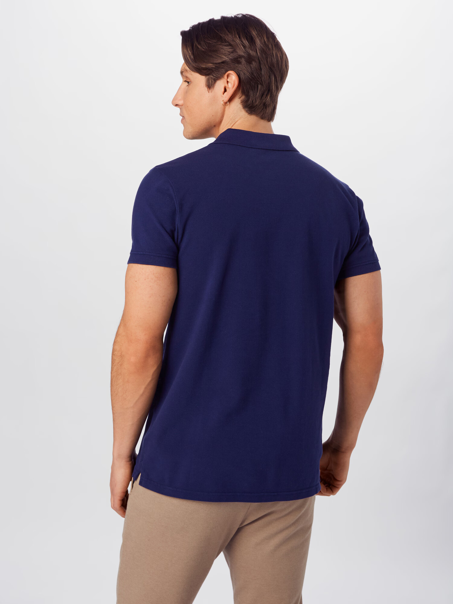 Herrlicher Tricou 'Score Polo Pique' albastru marin - Pled.ro