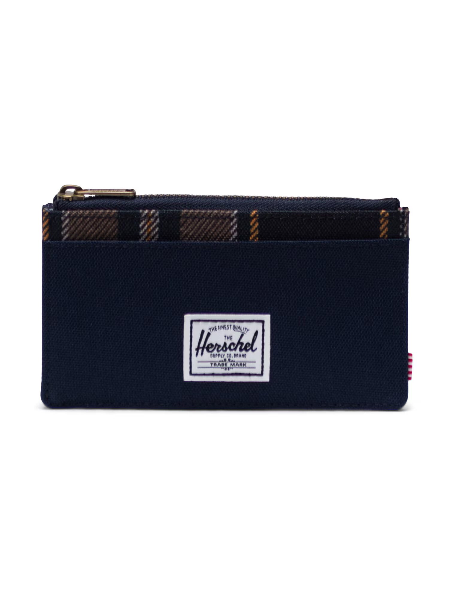 Herschel Portofel 'Oscar II' bleumarin / maro / portocaliu / alb - Pled.ro