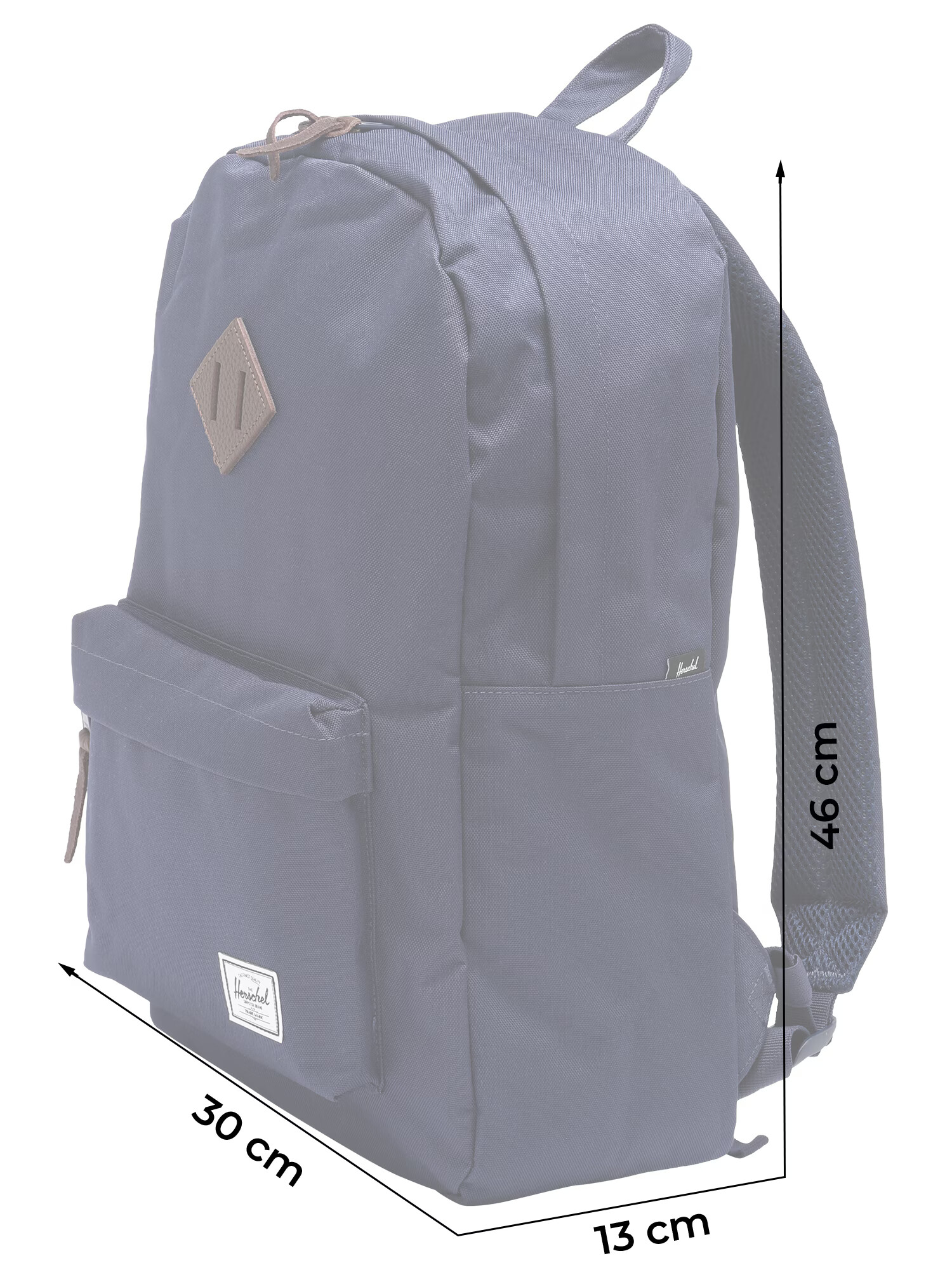 Herschel Rucsac 'Heritage' bleumarin / alb - Pled.ro