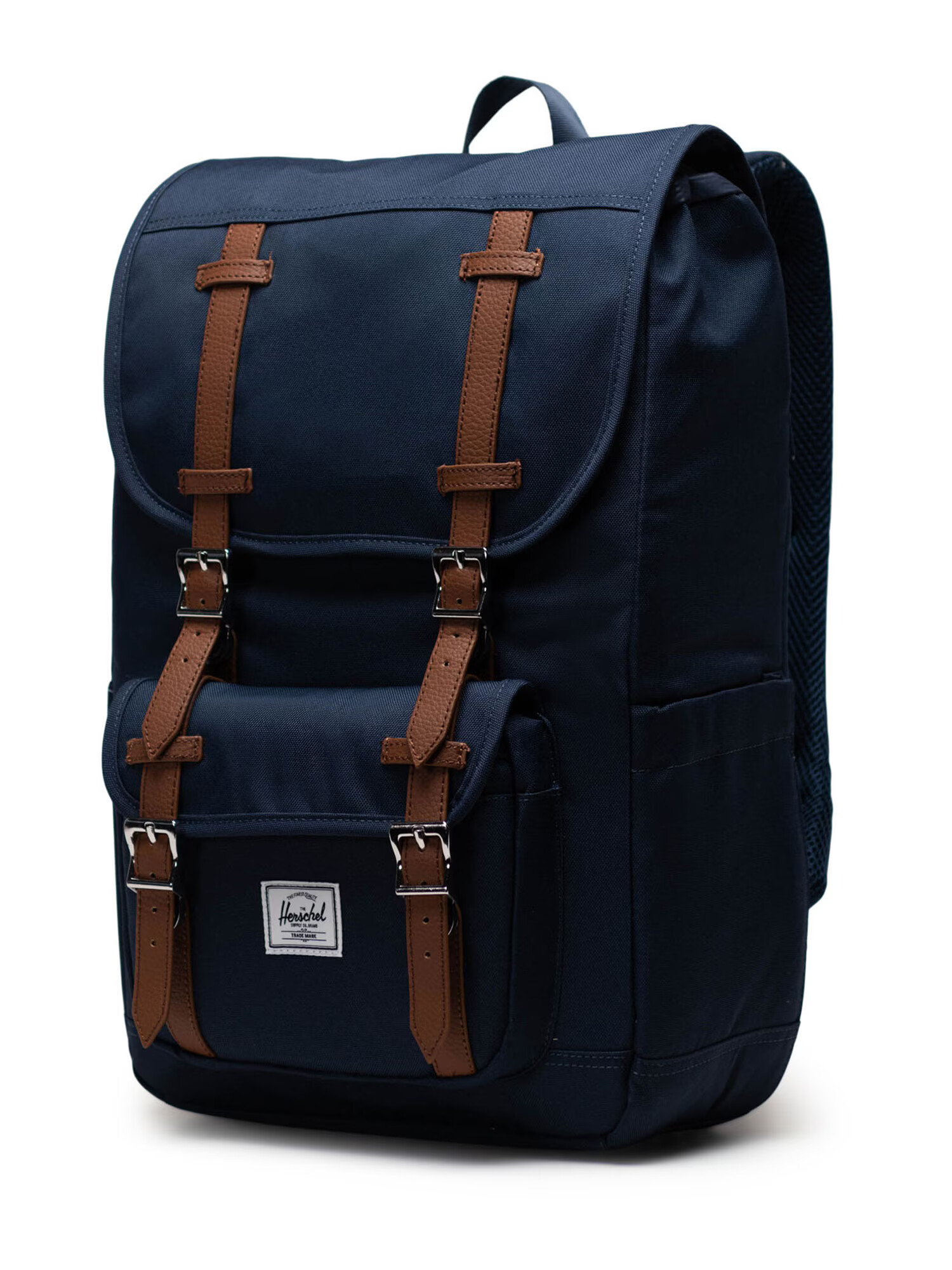 Herschel Rucsac 'Little America' bleumarin / maro caramel - Pled.ro