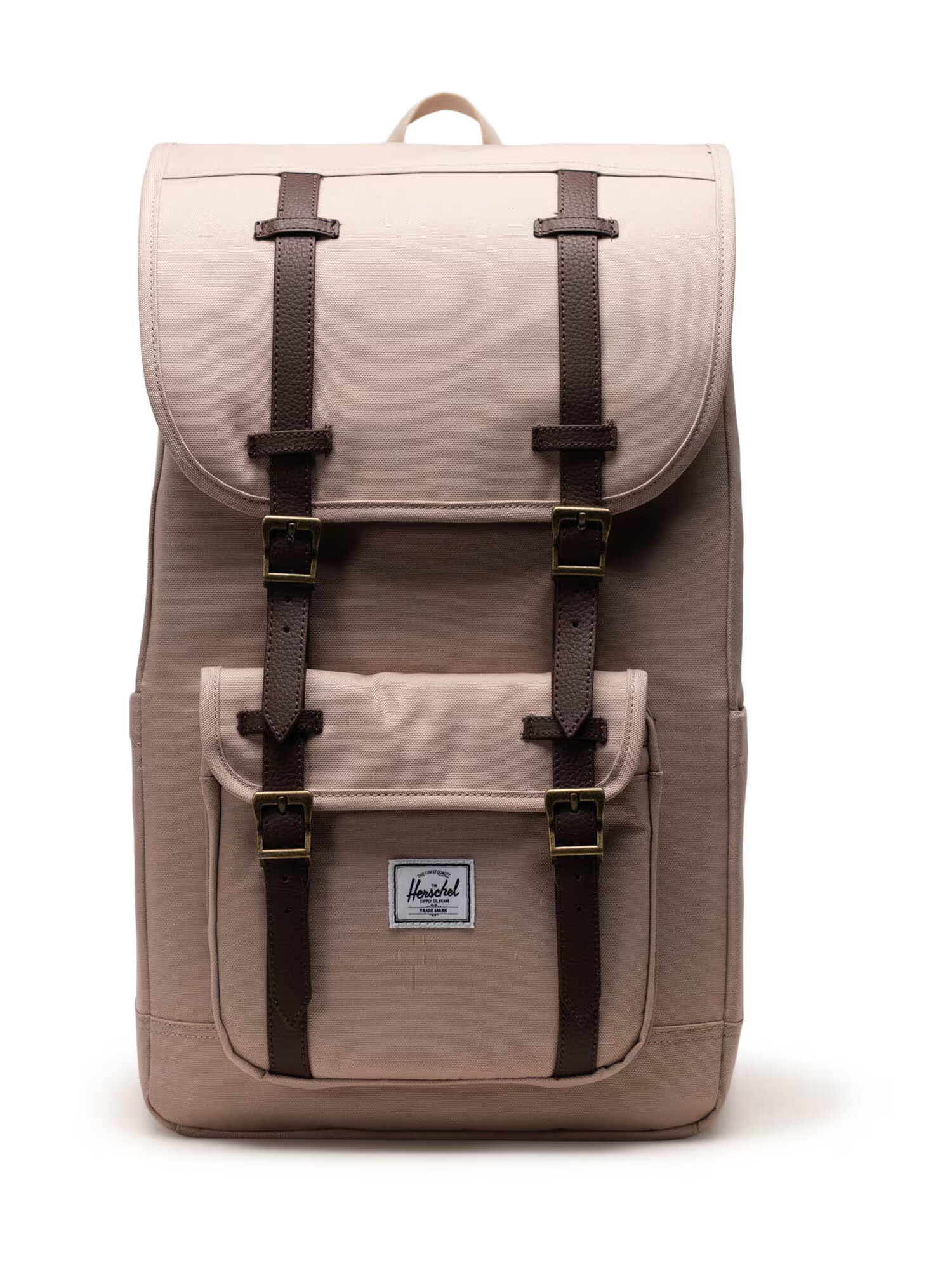 Herschel Rucsac 'Little America' ciocolatiu / gri taupe / negru / alb murdar - Pled.ro