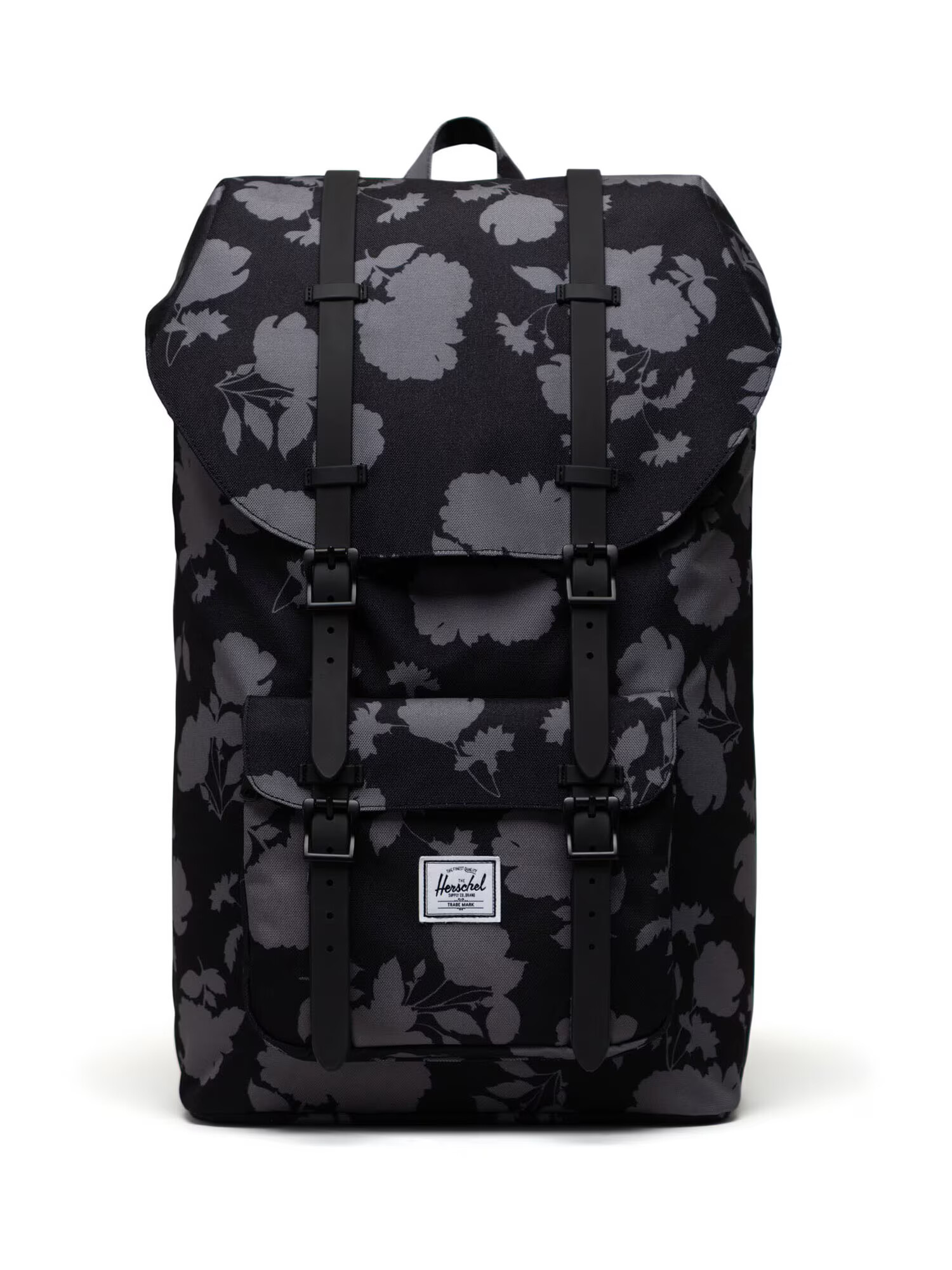 Herschel Rucsac 'Little America' gri închis / negru / alb - Pled.ro