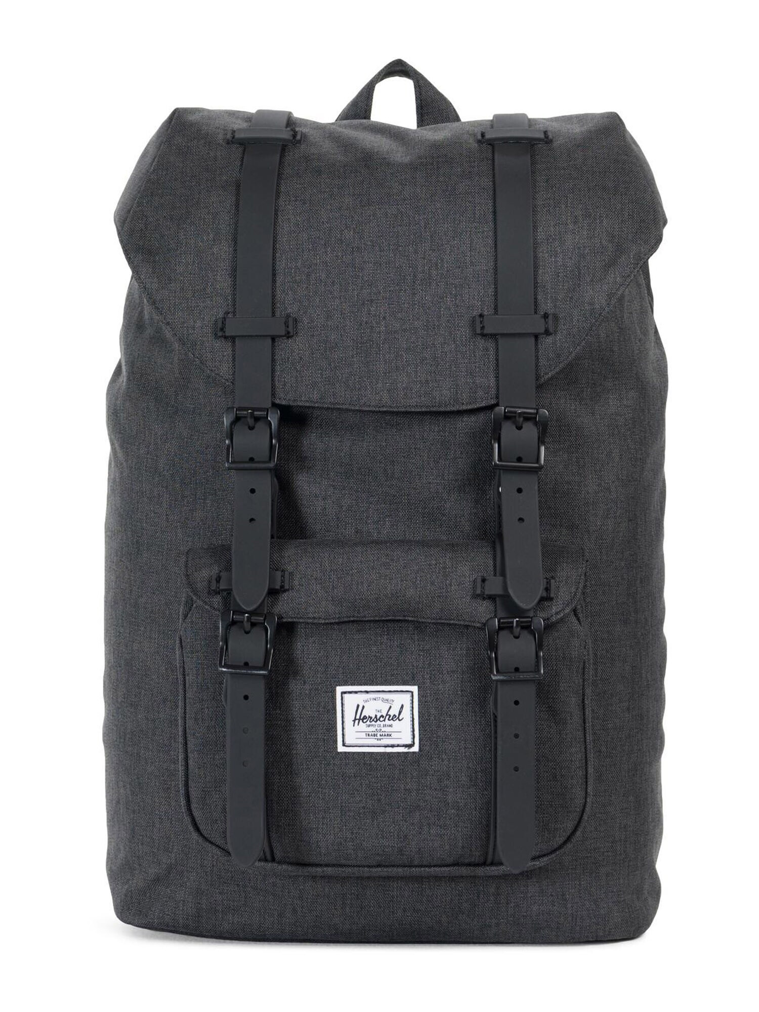 Herschel Rucsac 'Little America' gri închis / negru / alb - Pled.ro