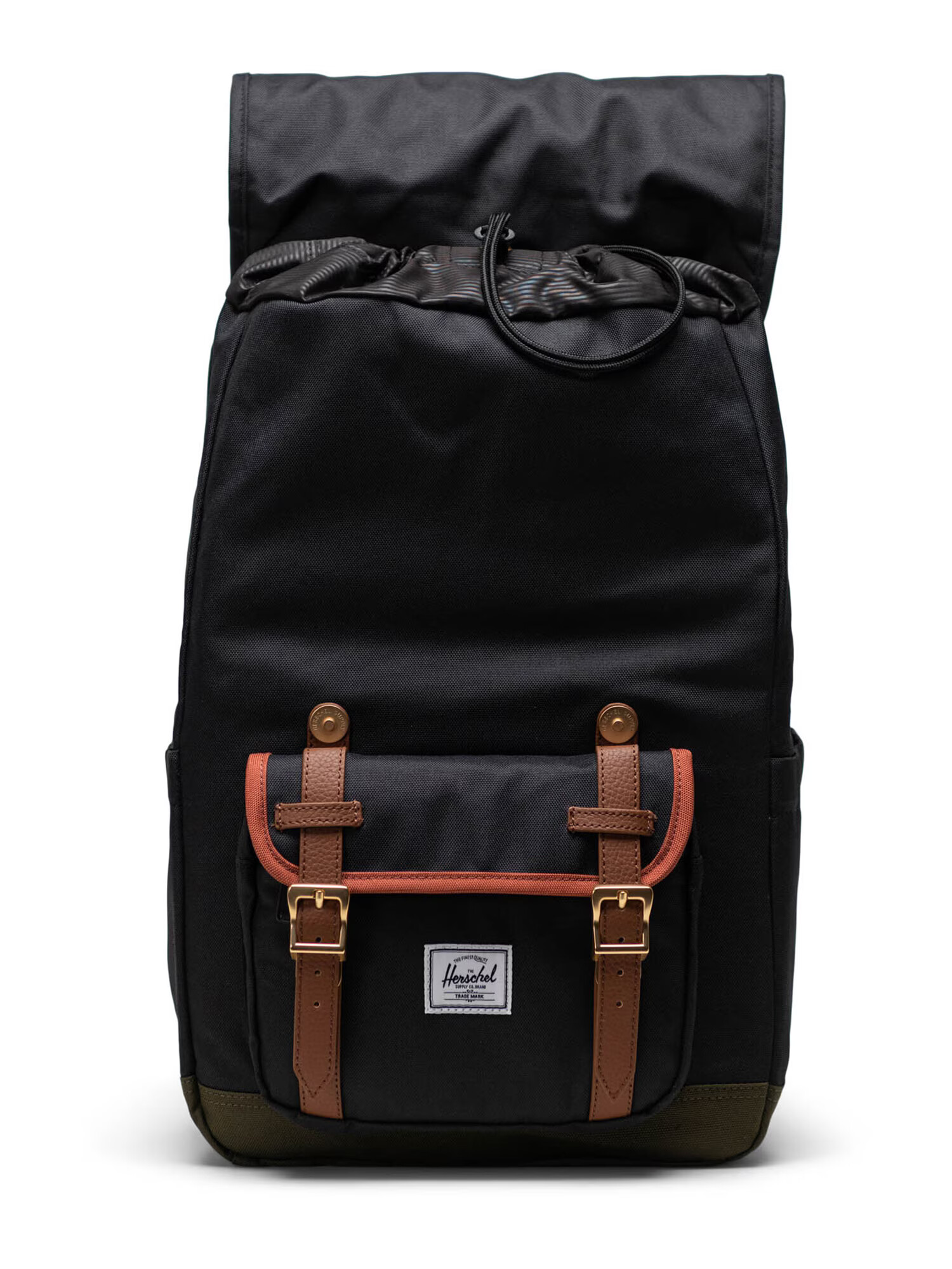 Herschel Rucsac 'Little America' maro / oliv / negru - Pled.ro