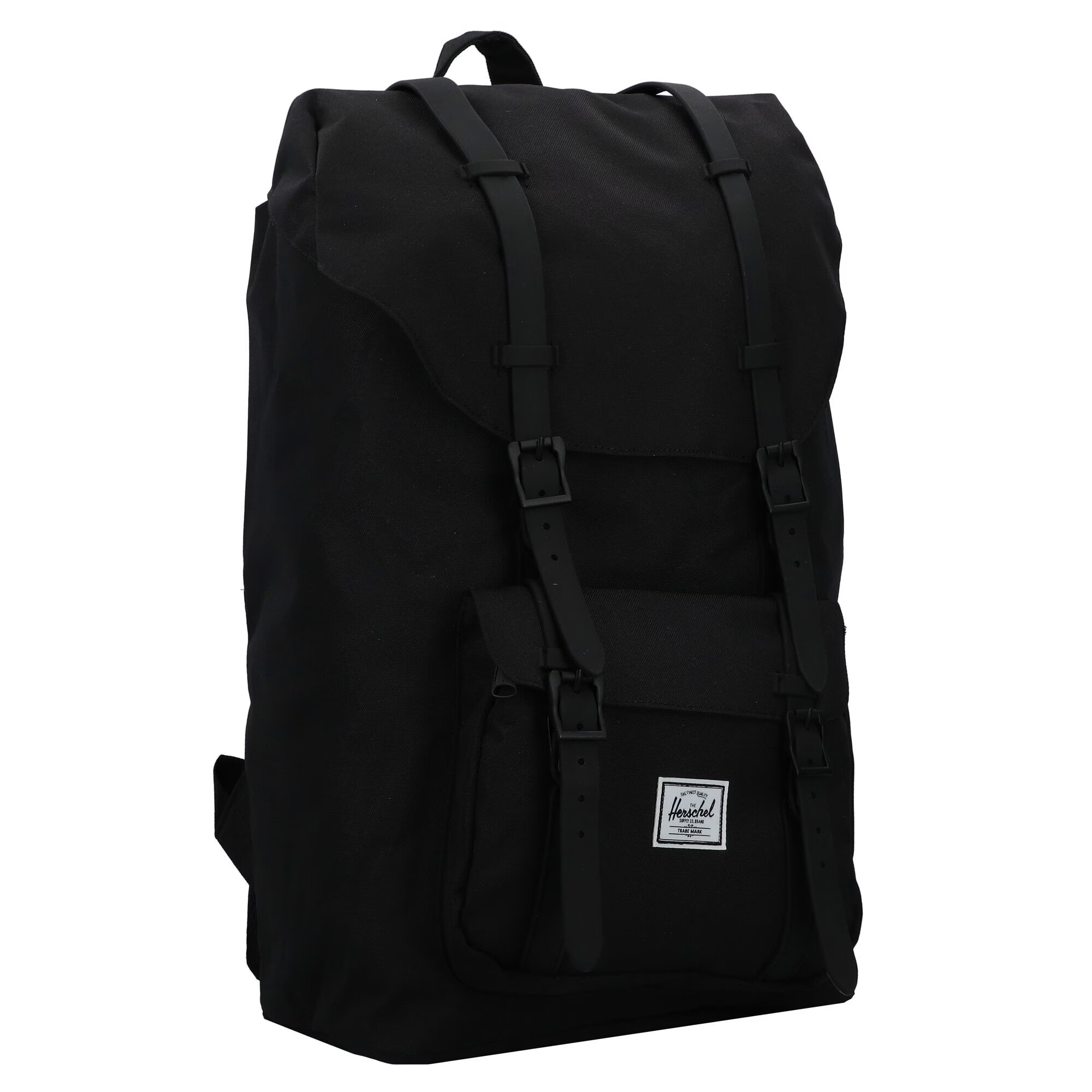 Herschel Rucsac 'Little America' negru / alb - Pled.ro