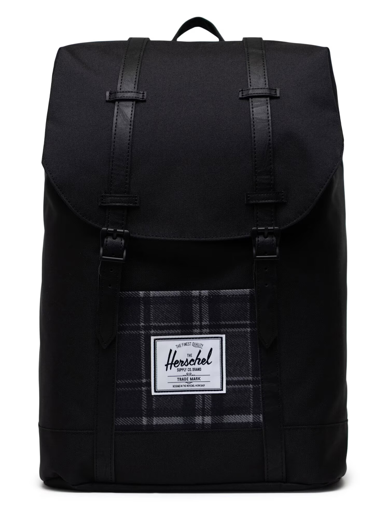 Herschel Rucsac 'Retreat' gri fumuriu / negru / alb - Pled.ro