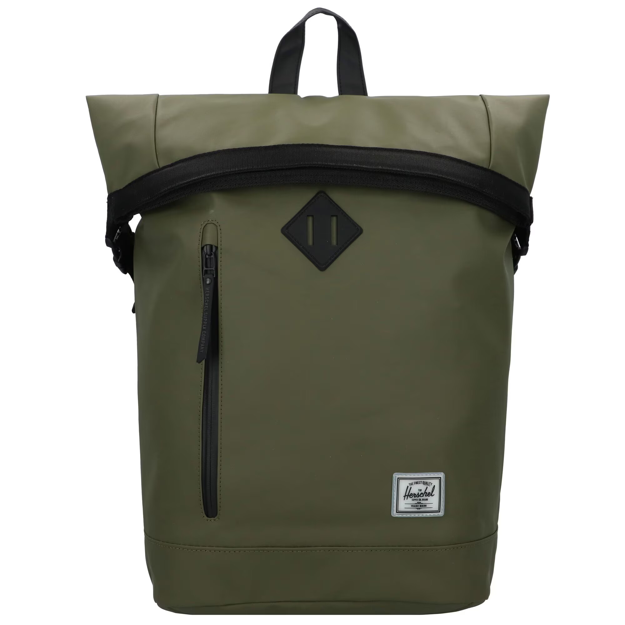 Herschel Rucsac 'Roll Top' verde / negru - Pled.ro