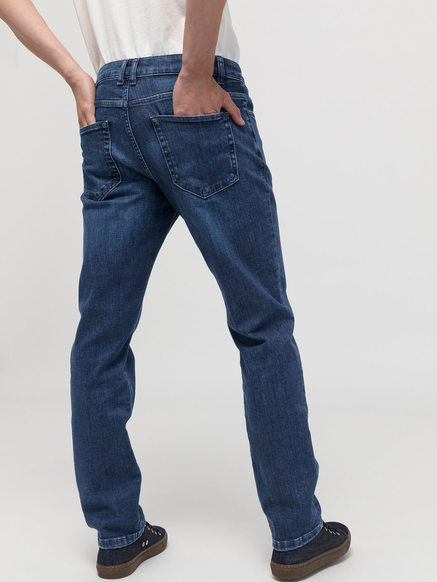 hessnatur Jeans 'Jasper' albastru denim - Pled.ro