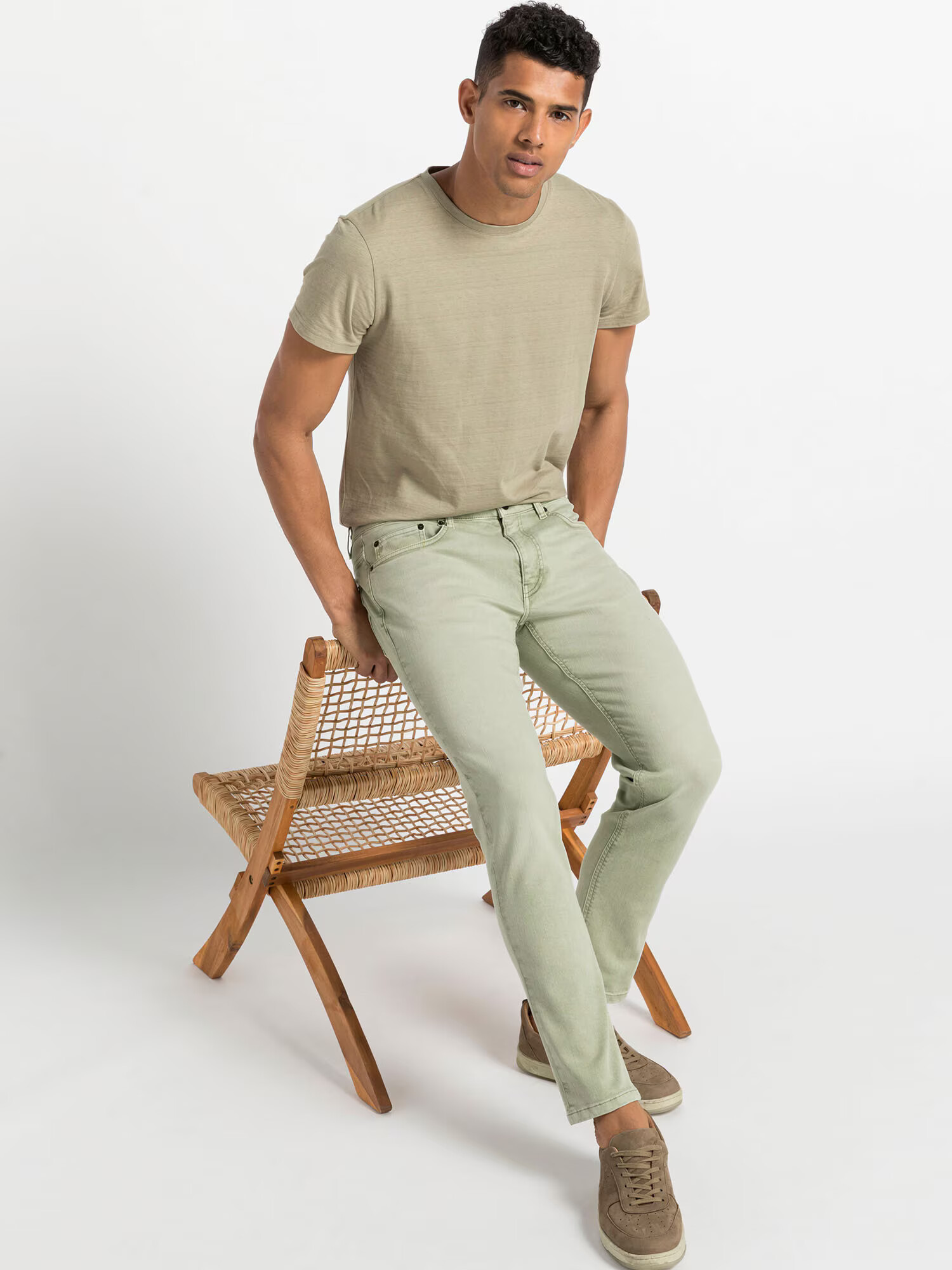 hessnatur Jeans 'Jasper' verde pastel - Pled.ro